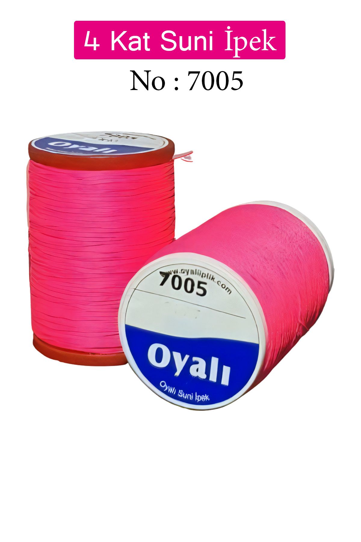 Royaleks Oyalı 4 Kat Suni İpek İplik İğne Oyası Boncuk İpi Tığ Oyası No:7005