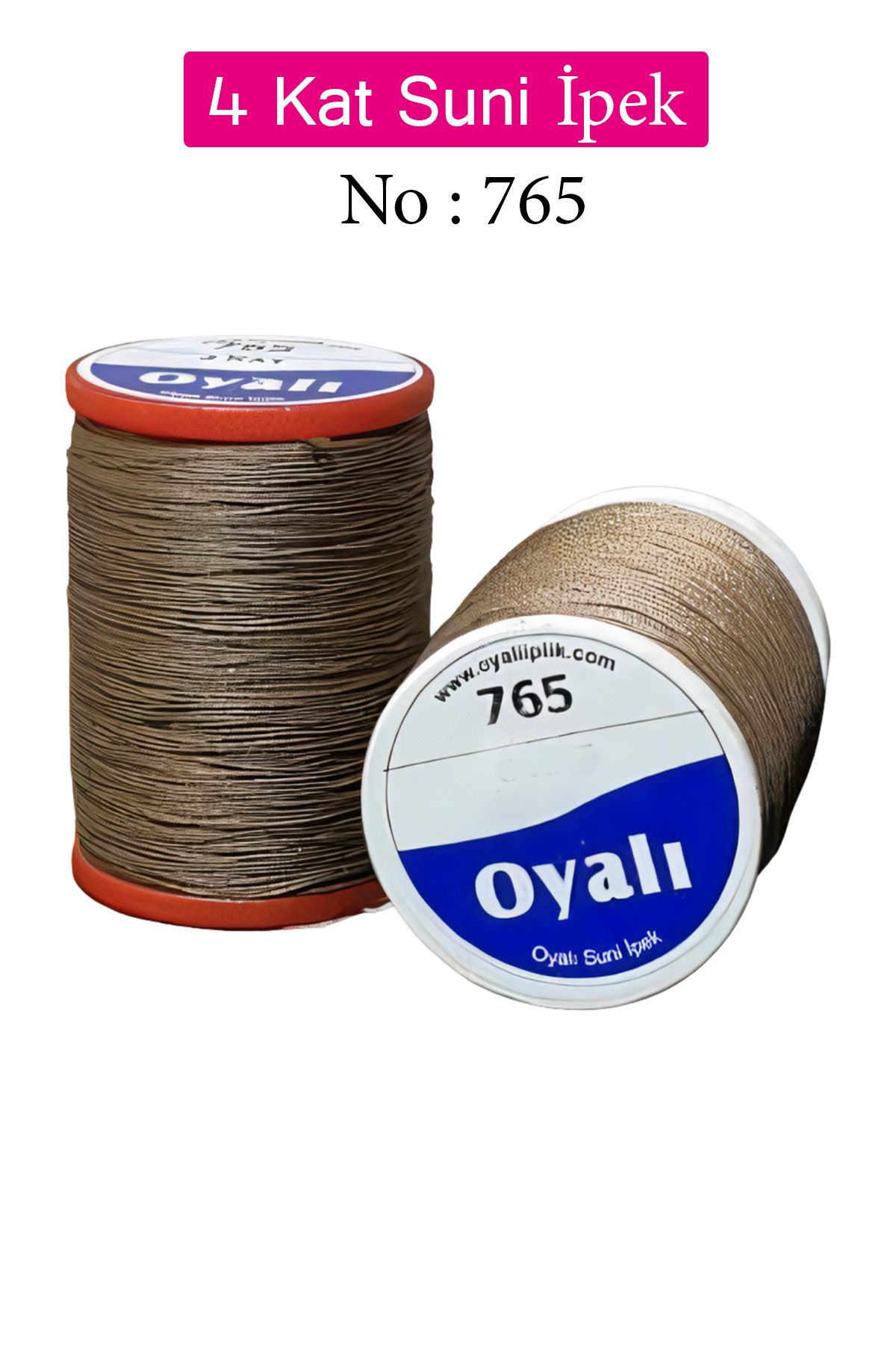 Royaleks Oyalı 4 Kat Suni İpek İplik İğne Oyası Boncuk İpi Tığ Oyası No:765