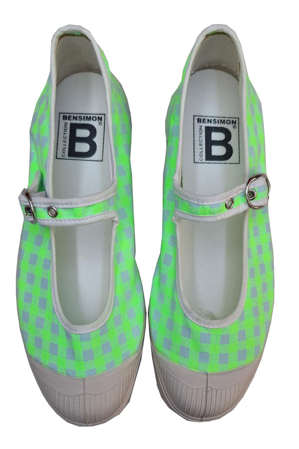 Bensimon Babies Femme Summer Vert Fluo - Yeşil Desenli Kadın Ayakkabısı