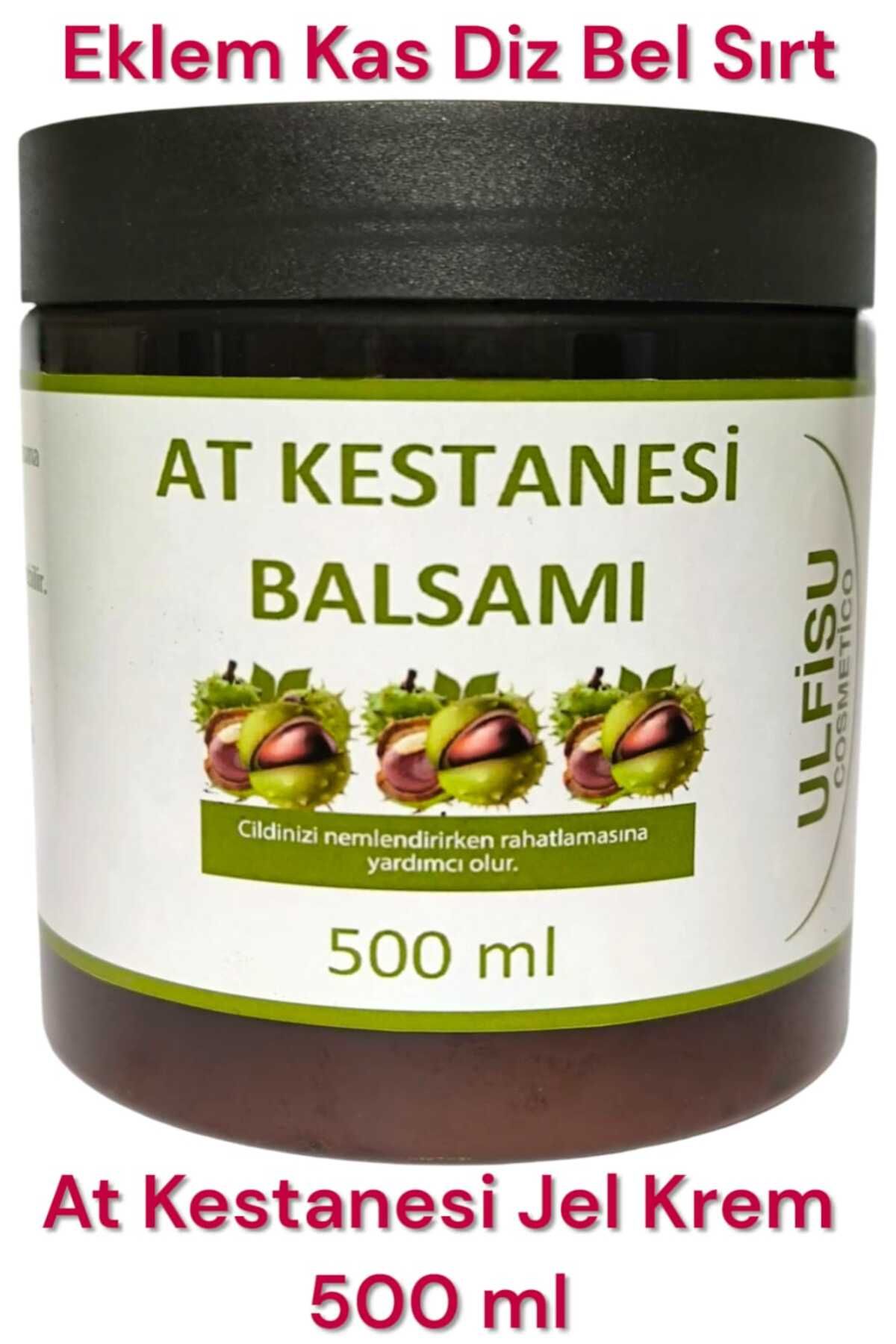 ULFİSU COSMETİCO At Kestanesi Kremi Jeli 500 ml / AT KESTANESİ BALSAMI BÜYÜK BOY 500 ML