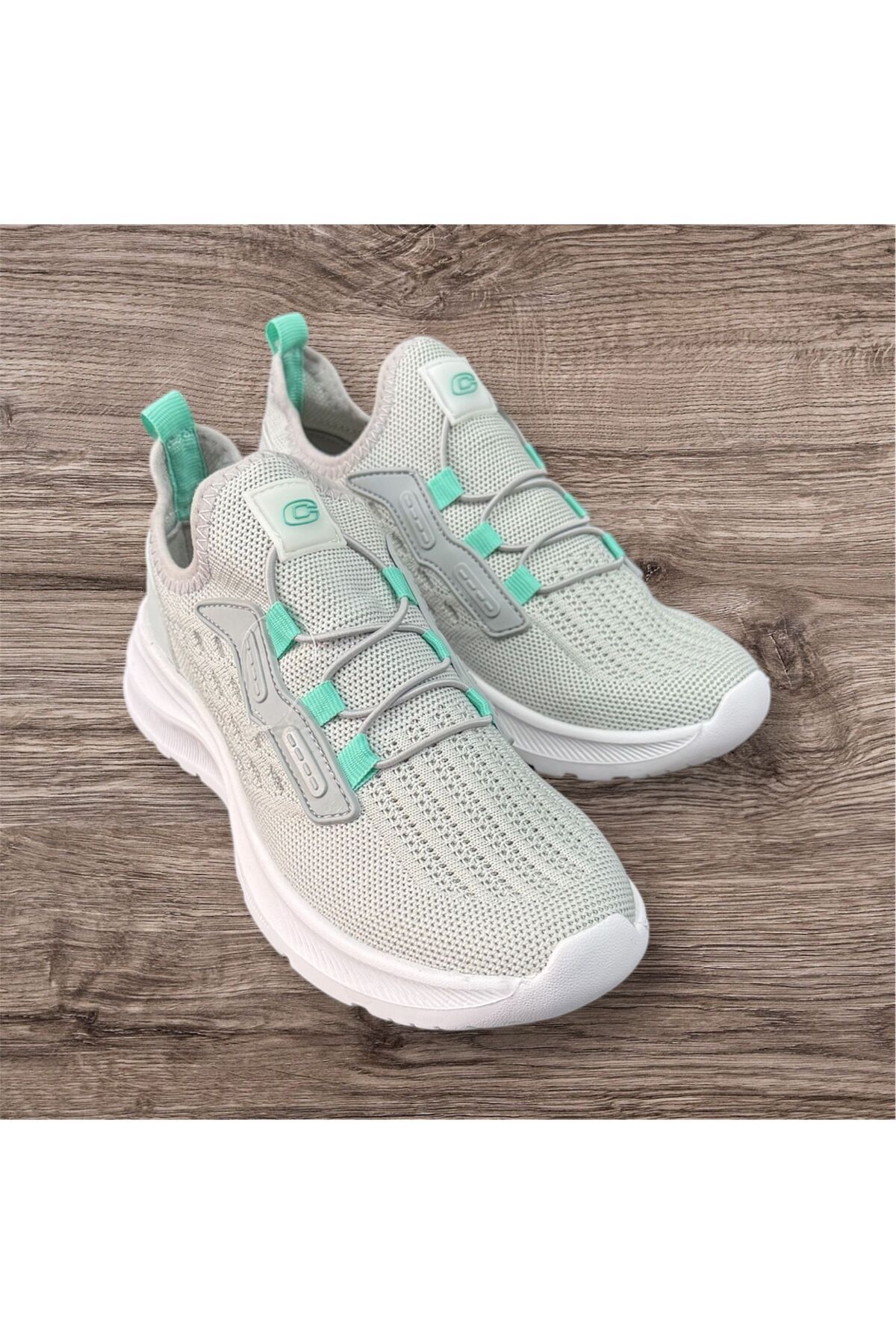 Compax kadın bağcıksız hafif ortopedik taban yürüyüş günlük yazlık spor ayakkabı sneaker