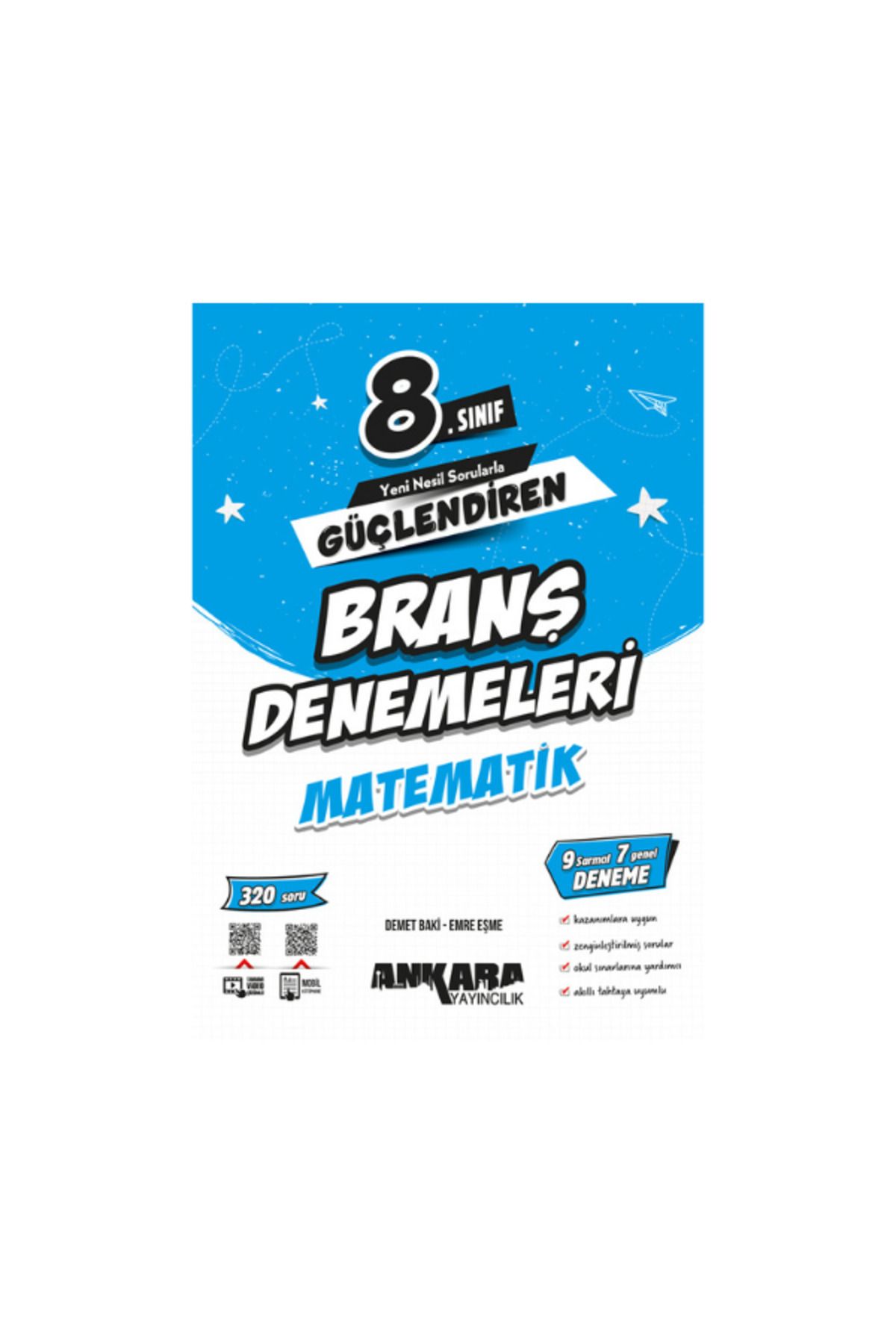 Benim Hocam Yayınları 2025 ankara yaynları lgs 8.sınıf matematik branş deneme