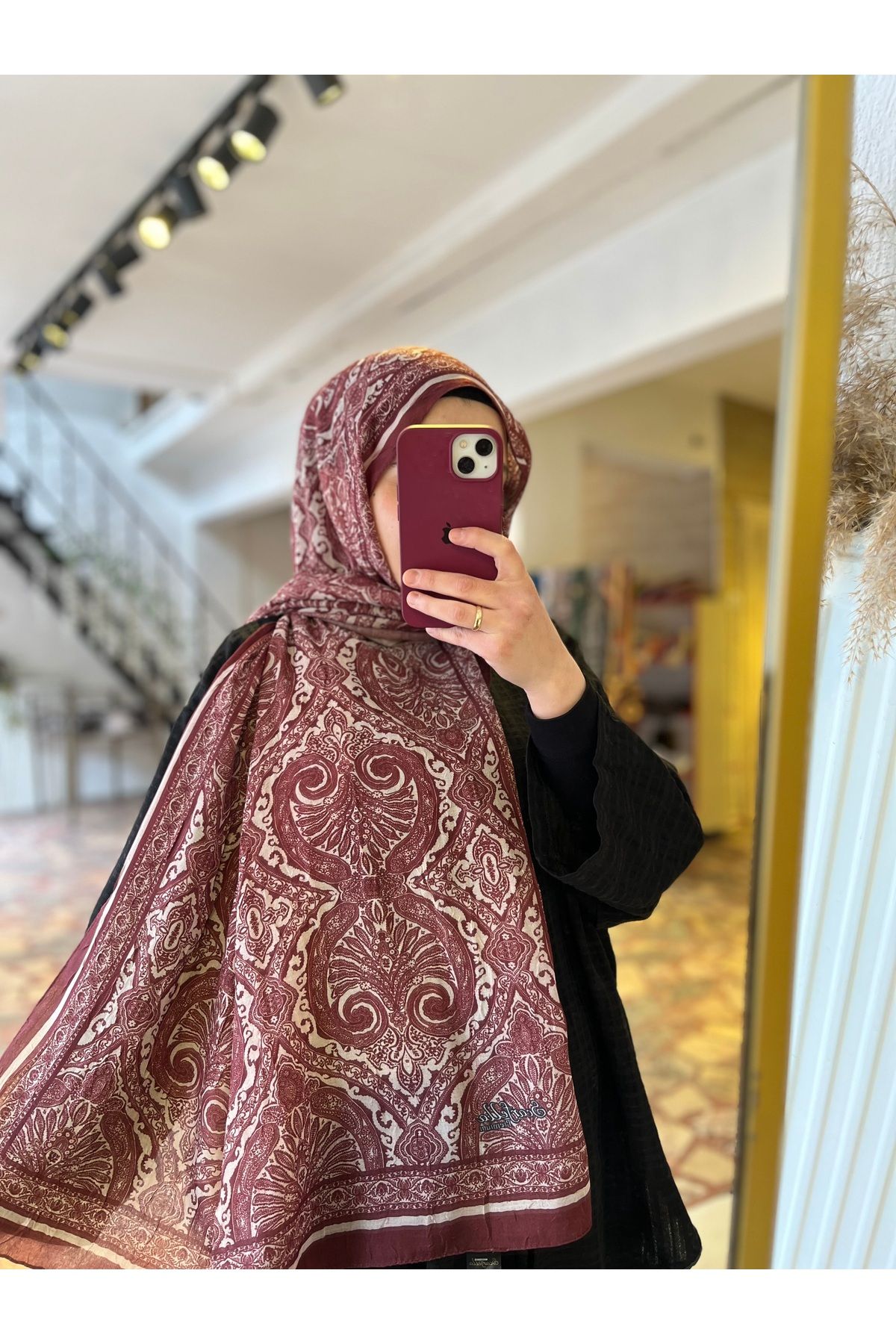 Neva Premıum Etnik Desen Şal