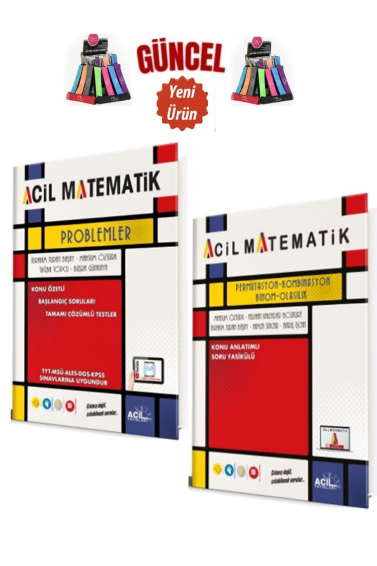 Acil Yayınları Güncel Tyt Matematik Problem-Permütasyon Konu Anlatımlı Fasikül Seti+Kalemlik