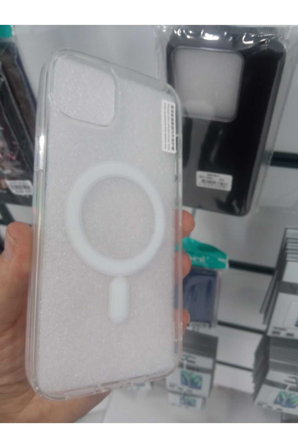 Story iPhone 12/12 Pro Uyumlu Kılıf Magsafe Wireless Şarj Özellikli Tam Koruma Renkli Sert Kapak