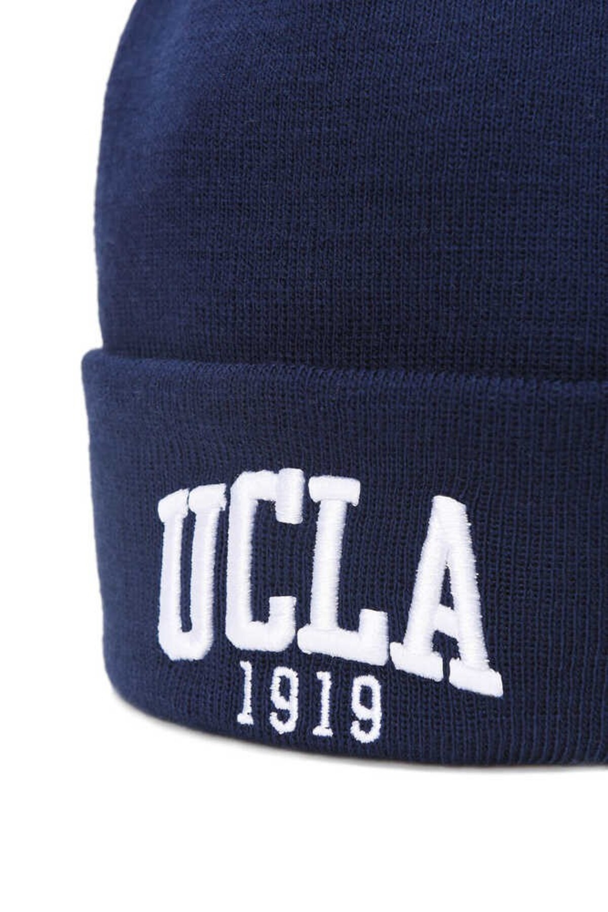UCLA LANITA Lacivert Nakışlı - Unisex Bere görsel 4