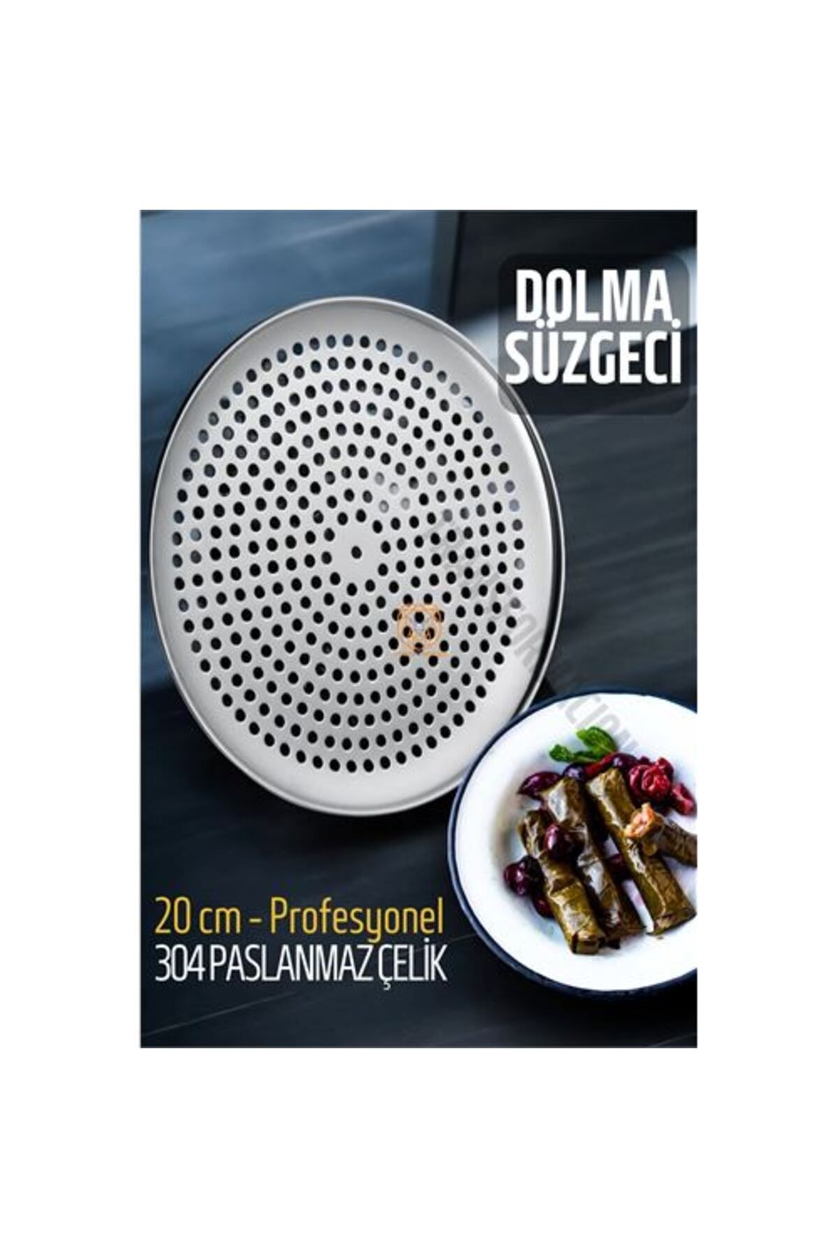 Skygo Sarma Dolma Süzgeci 20 cm 304 Paslanmaz Çelik