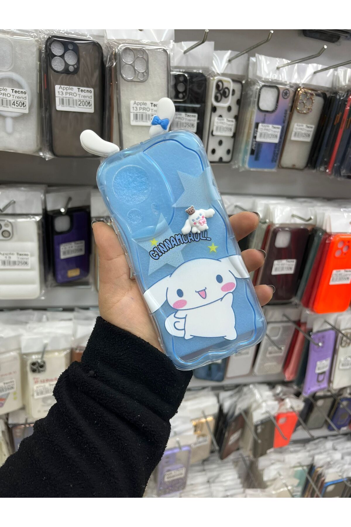 TECNOTREND Xiaomi Mİ 13 Lite 3D Desenli Kromi Silikon Kılıf