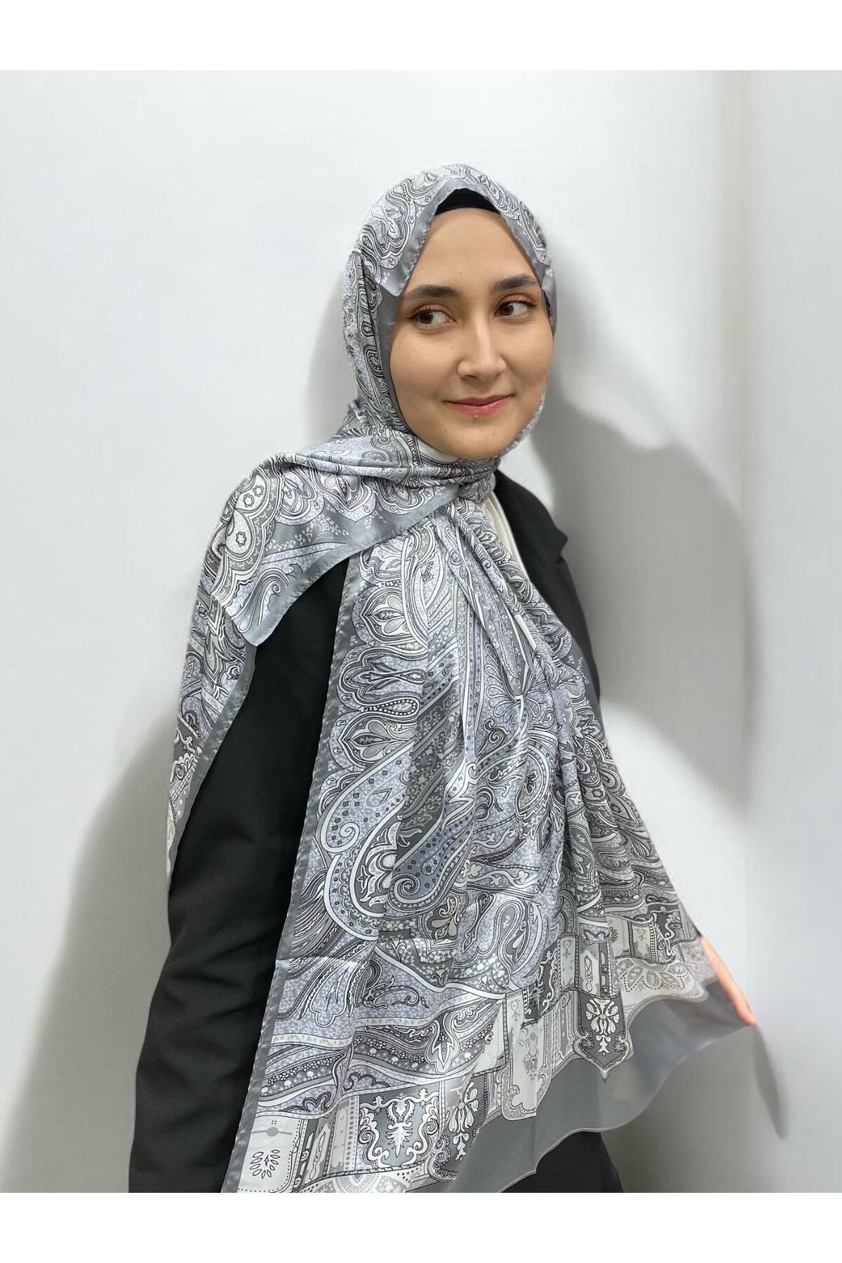 ARMANDA ETHNIC VUAL ŞAL - GRİ - 4456-06