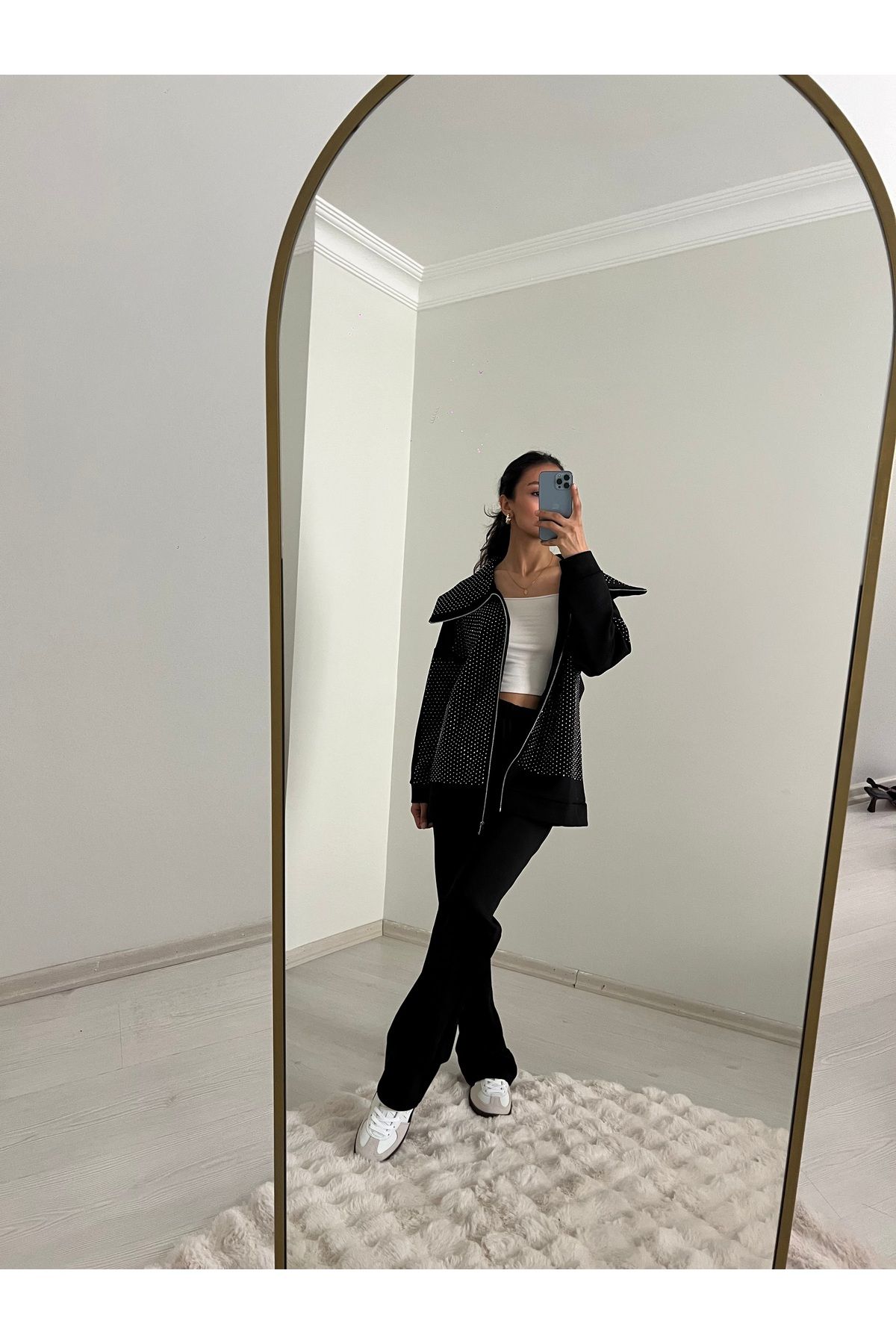 Üda Boutique Taşlı tesettüre uygun tasarım spor şık takım