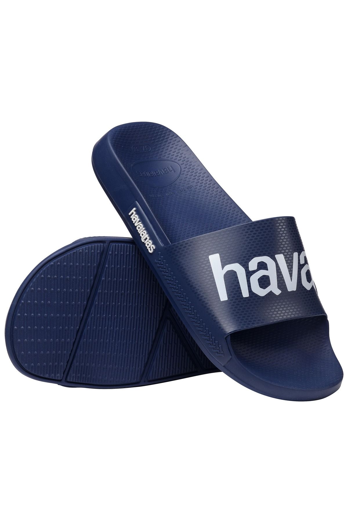 Havaianas SLIDE CLASSIC LOGOMANIA NAVY BLUE