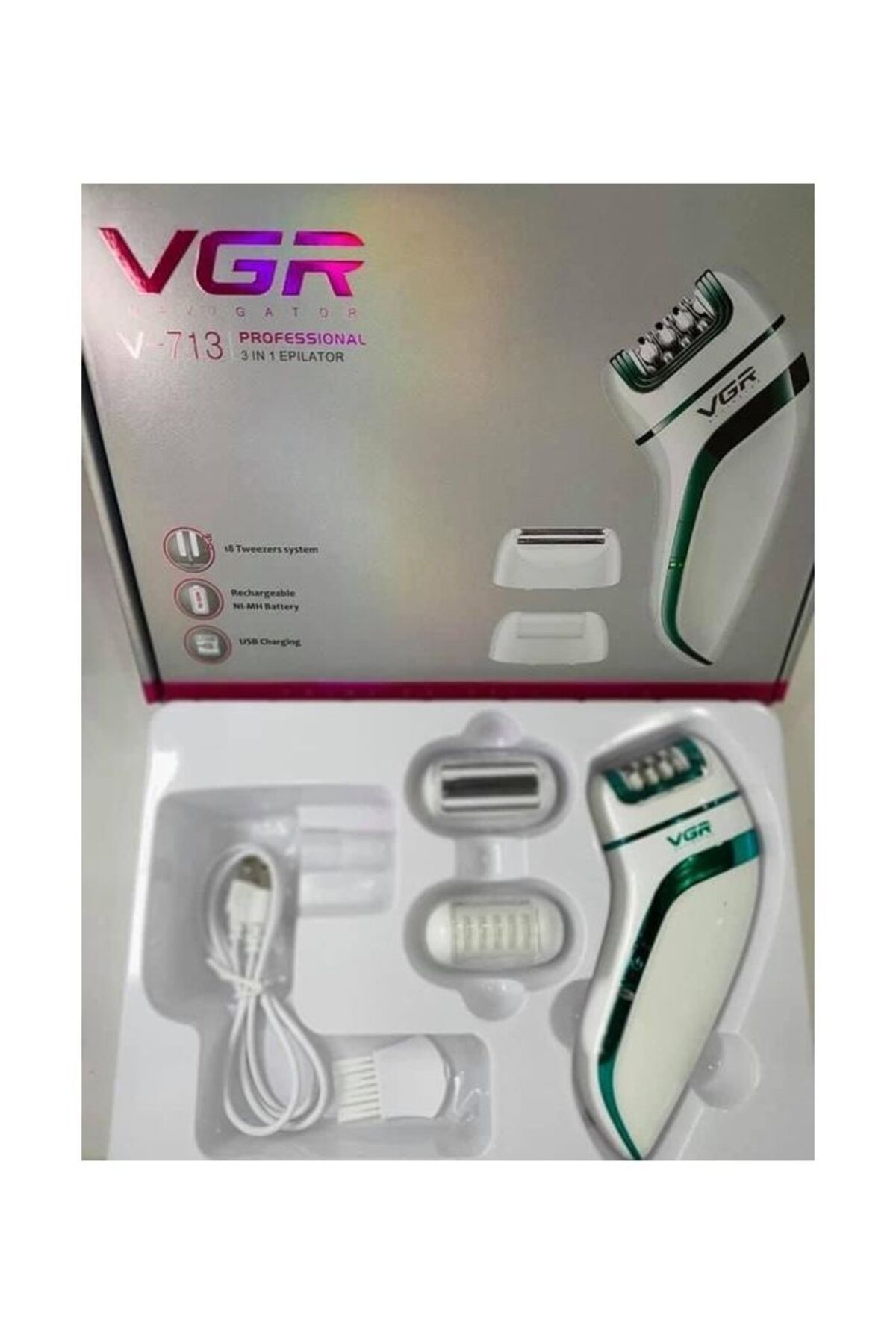 VGR-V-713 Hair Removal Machine Body White 3