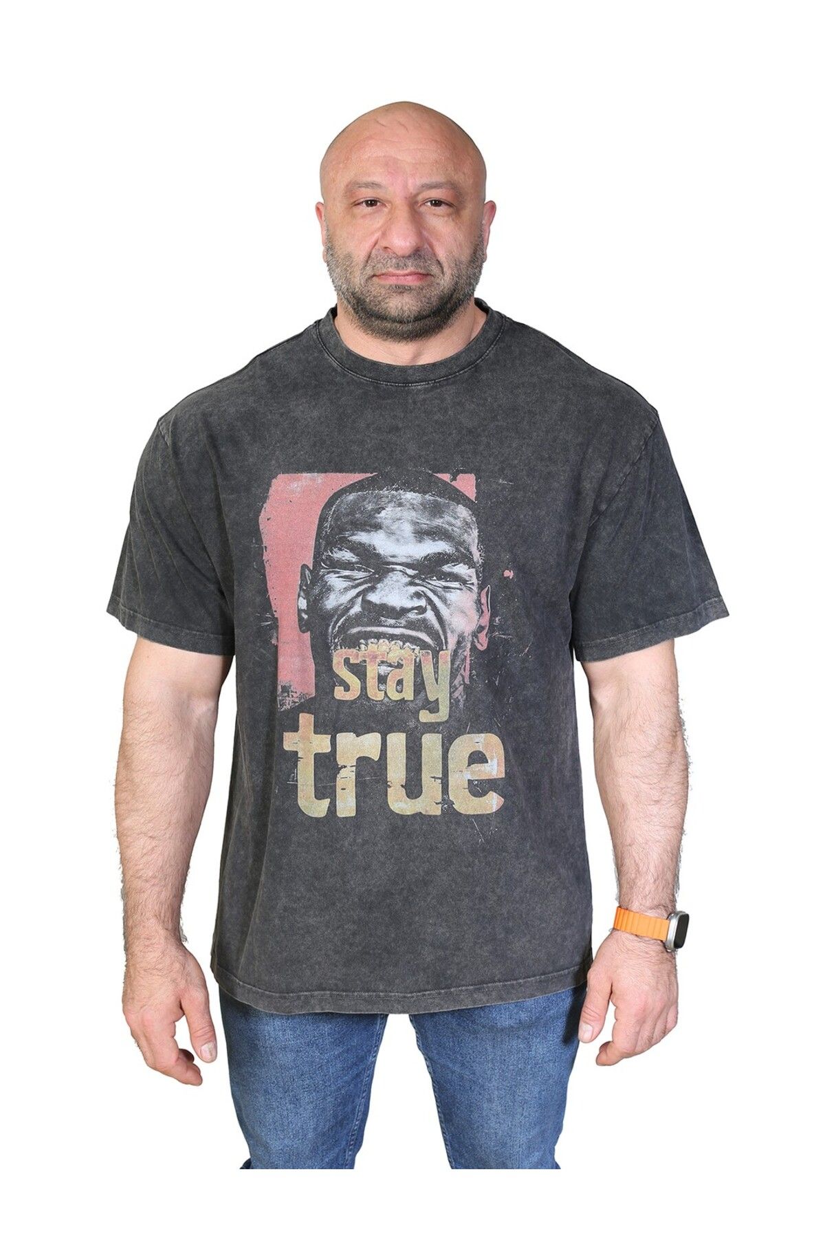 Muu Legacy M.TYSON Oversize T-Shirt %100 Pamuk Dijital Baskılı