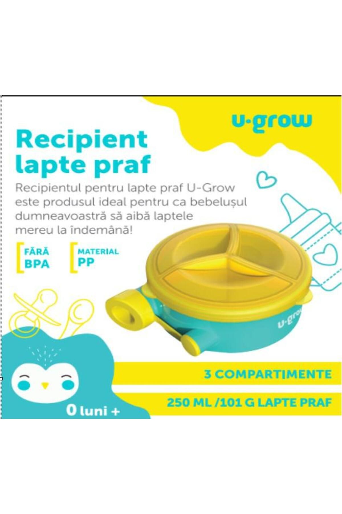 U-Grow-Recipient pentru lapte praf cu 3 compartimente 4