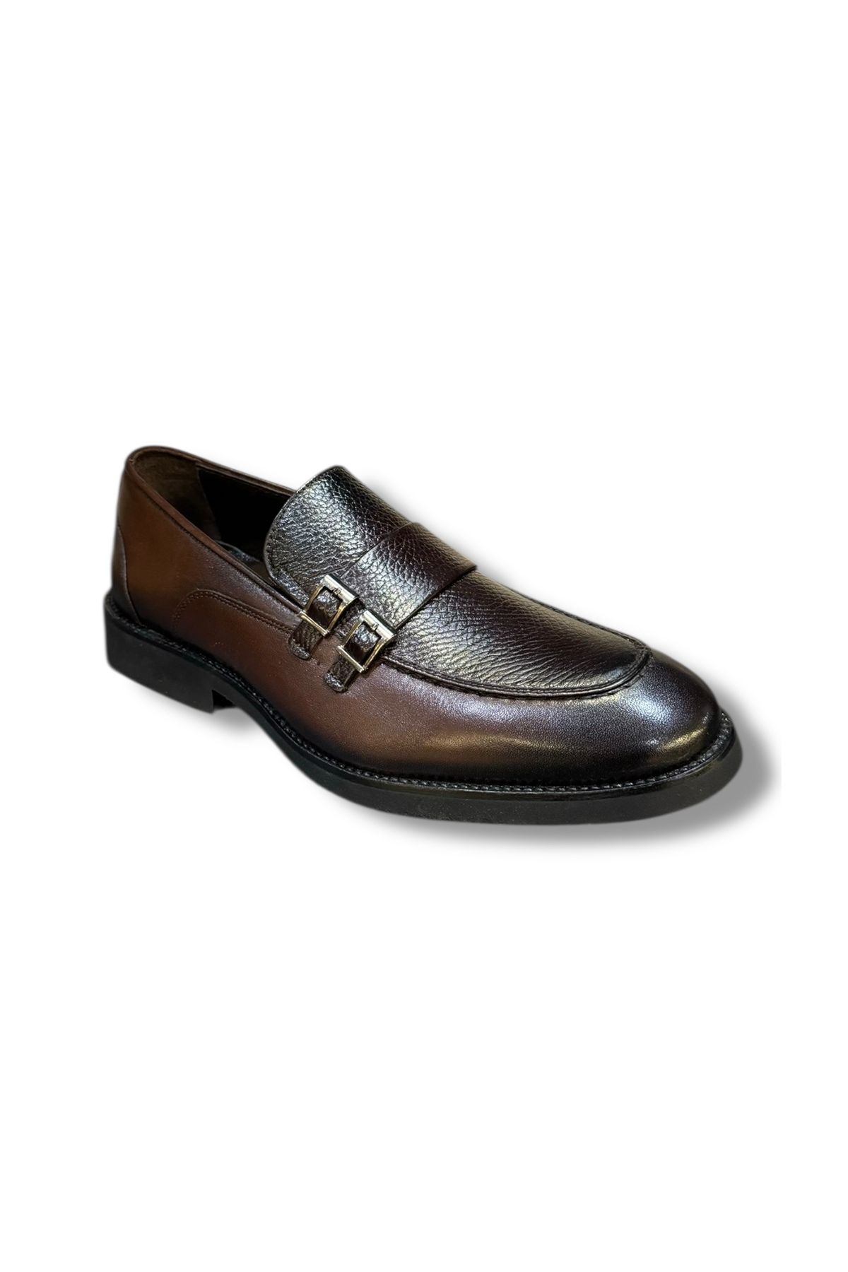 İdeal Marco Branchini 926204-M Erkek Eva Taban Hakiki Deri Rahat Kemerli Modern Klasik Loafer Ayakkabı