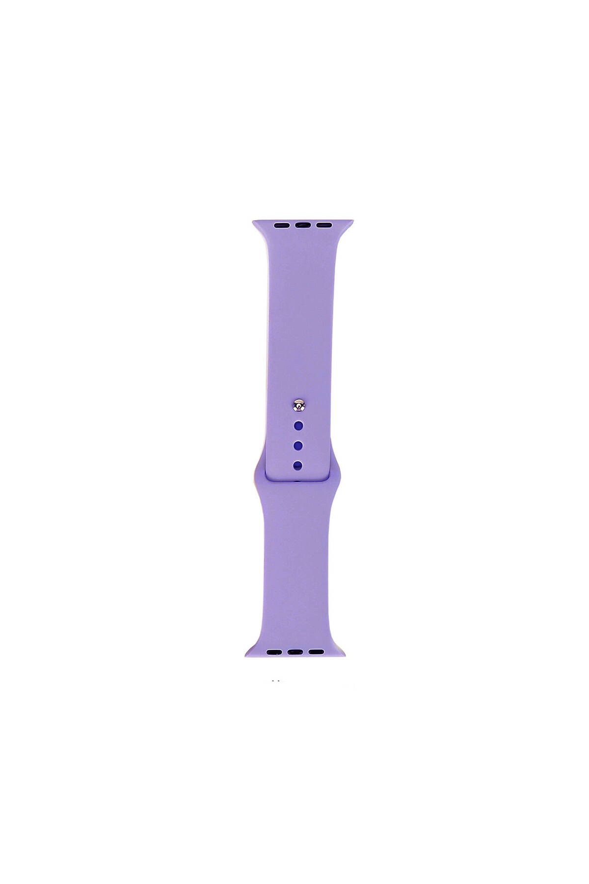 Mergetech Watch 42mm Band Serisi Klasik Kordon Silikon Strap Kayış-Lavender