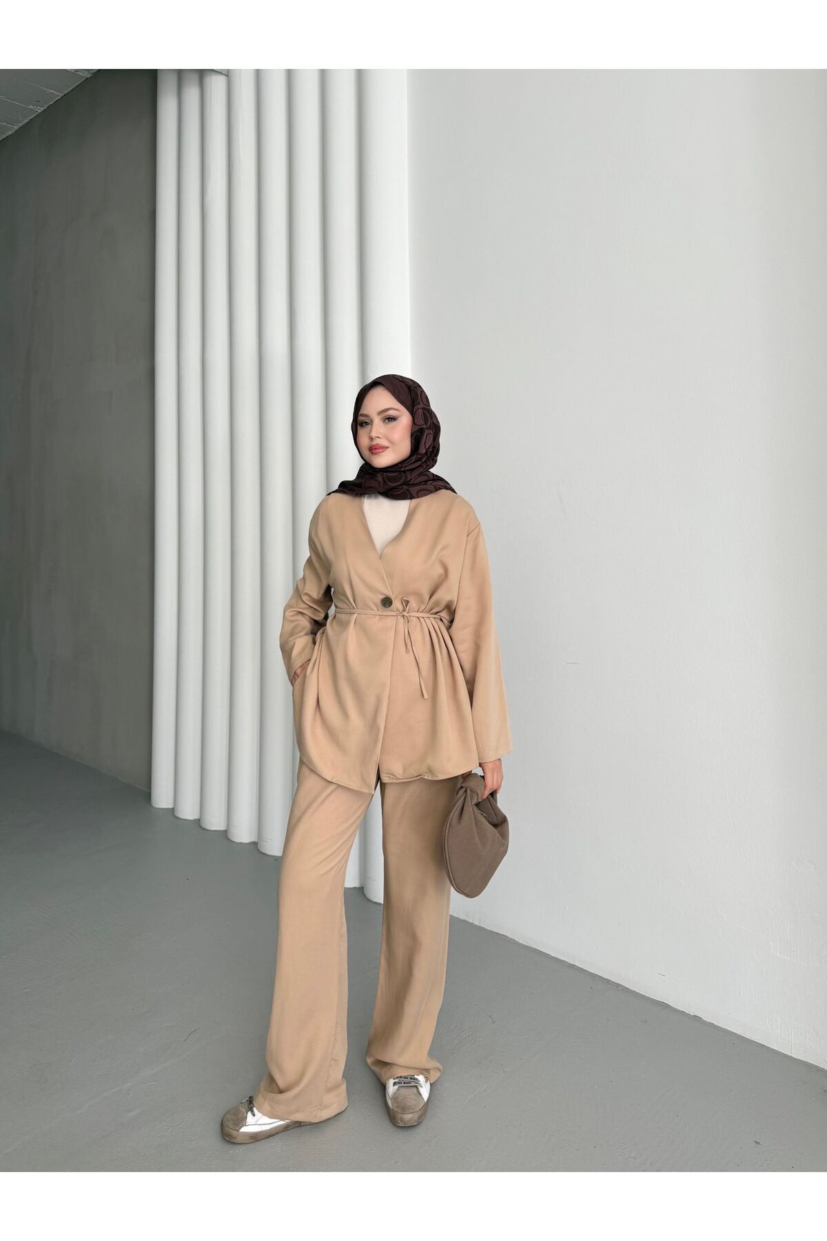 Raneem Butik Tek Düğmeli Ceket Pantolon Takım STANDART