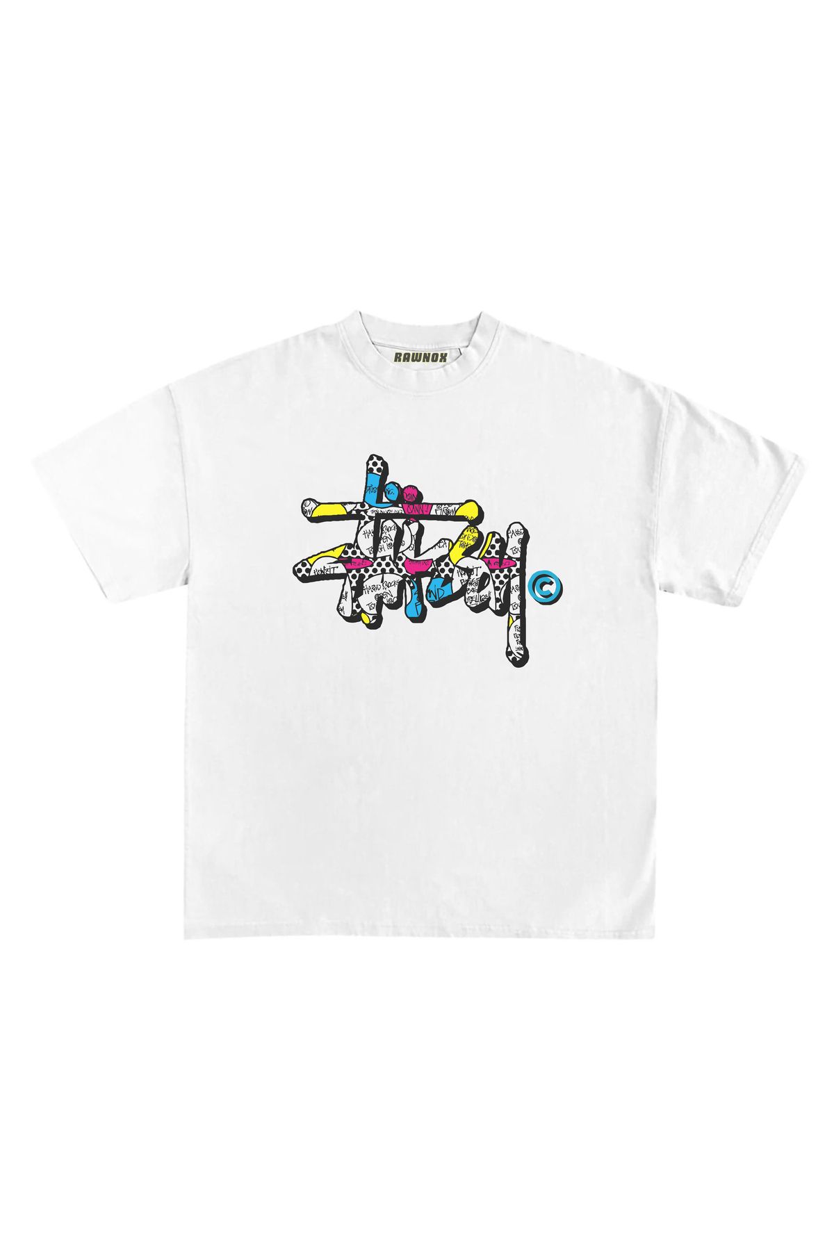 RawNox Unisex Bol Kalıp RawNox Özel Koleksiyon Stsy V3 Tshirt