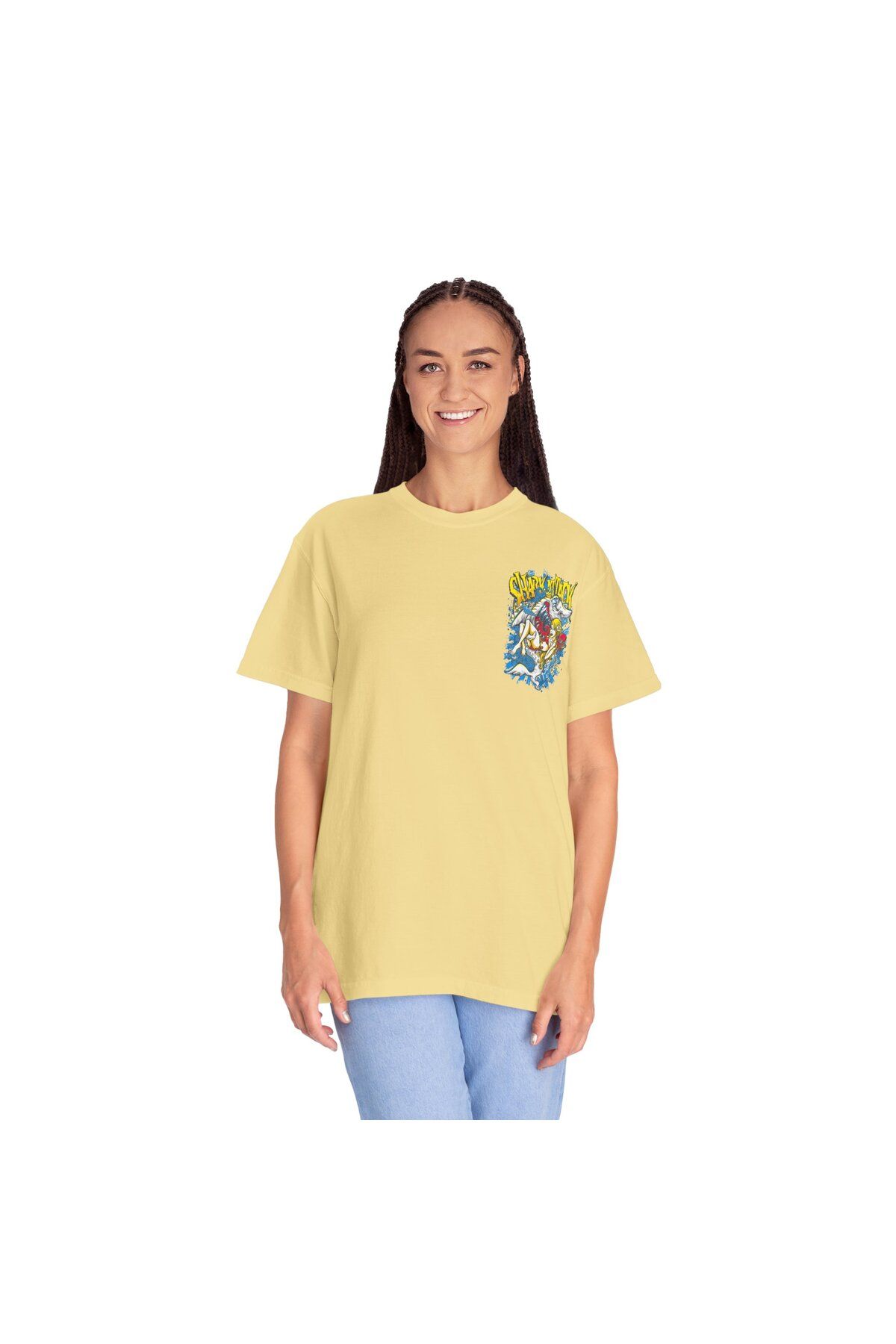 Etoile Studio Pamuk Oversize Tişört – Nefes Alan Kumaş shark talk