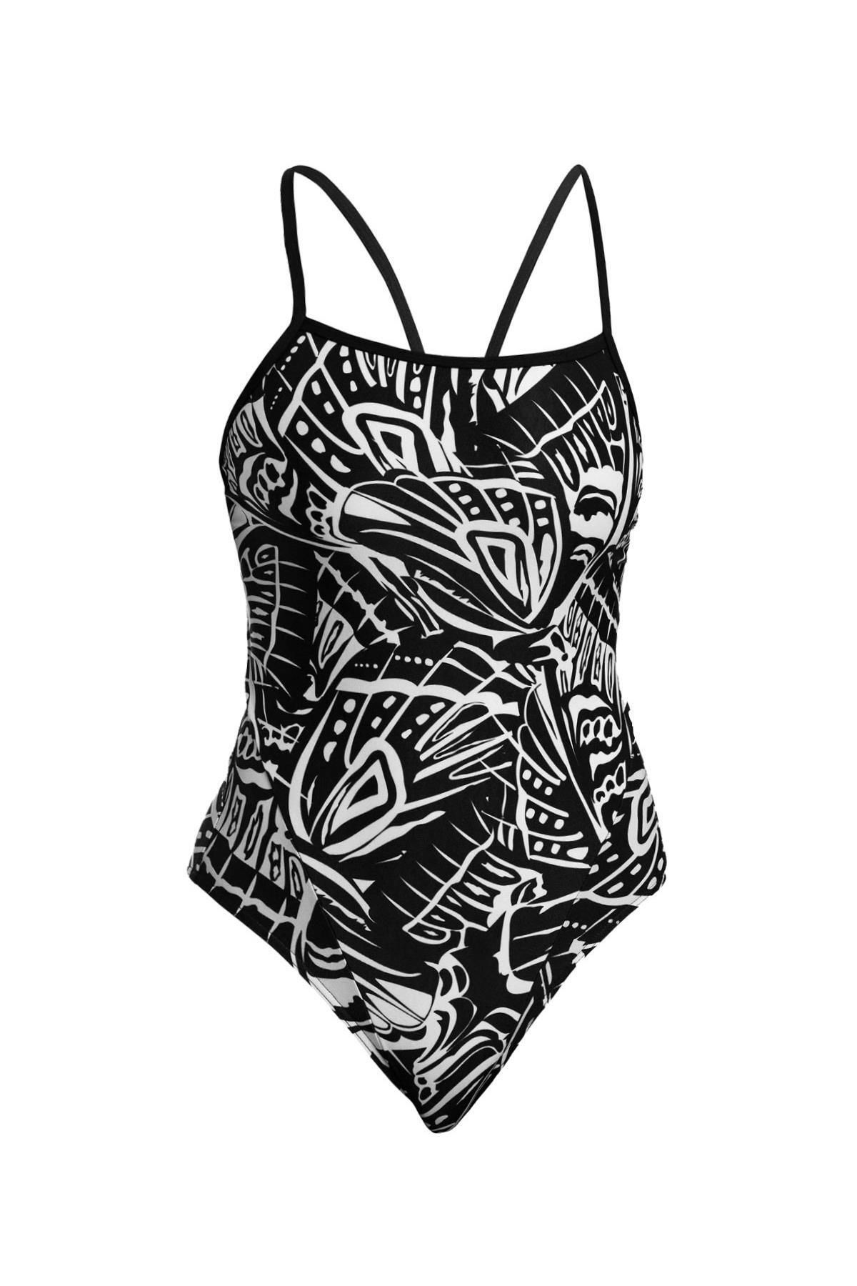 FUNKİTA Funkita SS Night Flyer Kadın Tek Askılı Yüzücü Mayosu