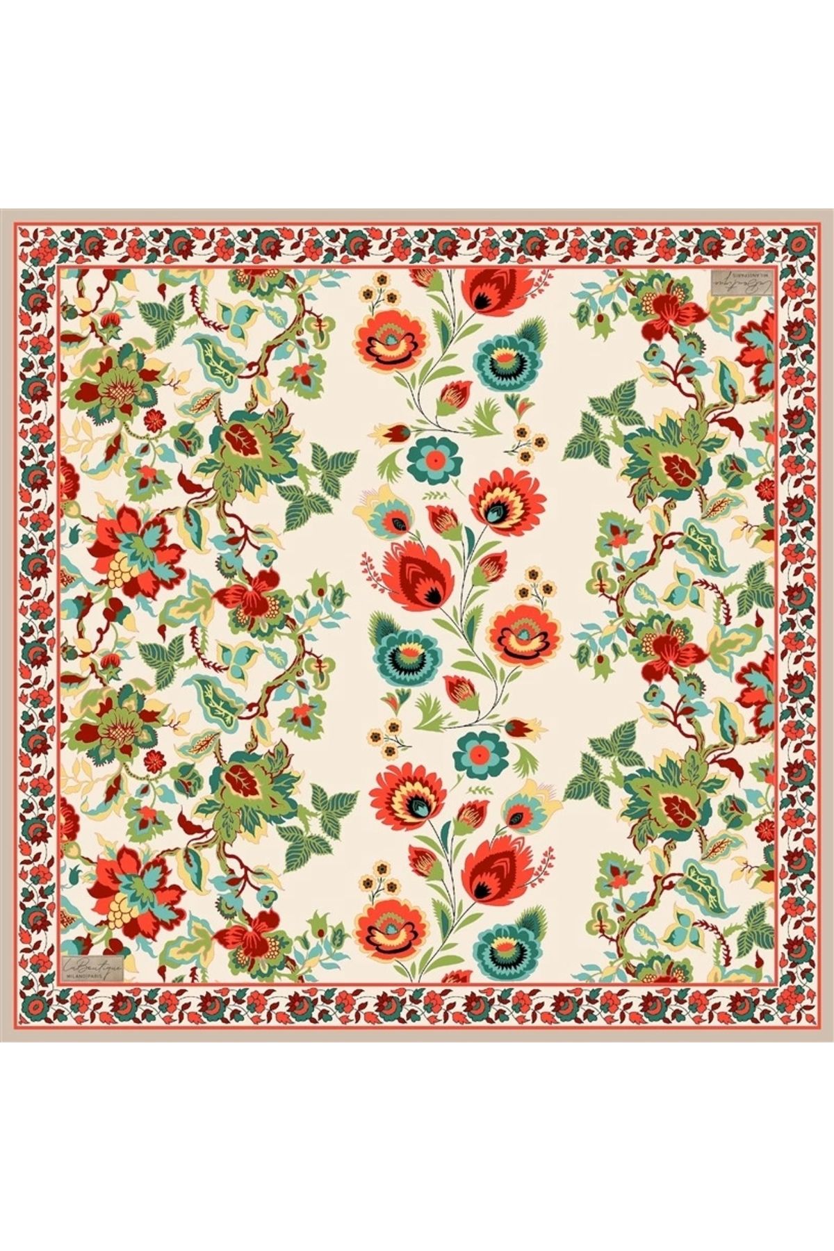 LA BOUTIQUE 2400-02 SURA İPEK 90X90