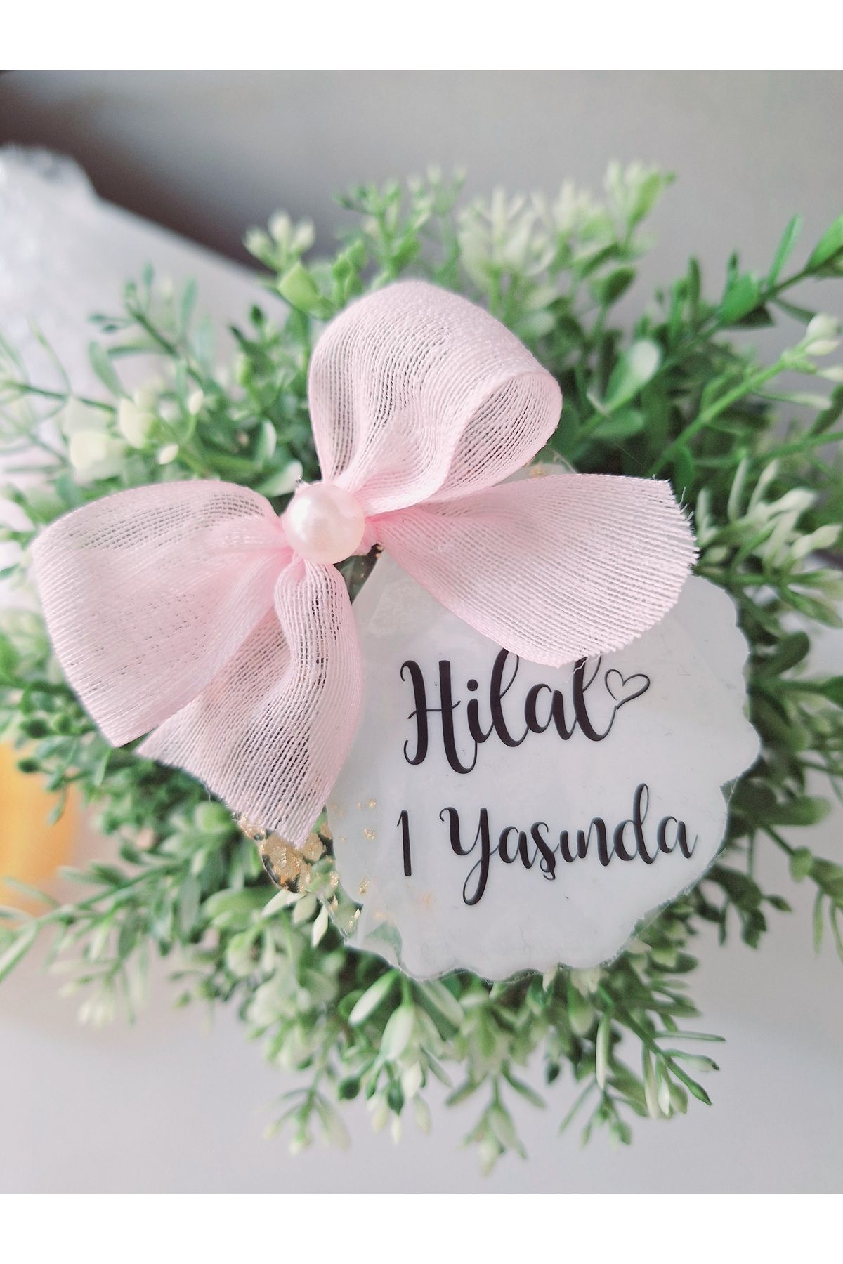 Yakamoz Style Epoksi magnet fiyonk süslemeli 50 adet