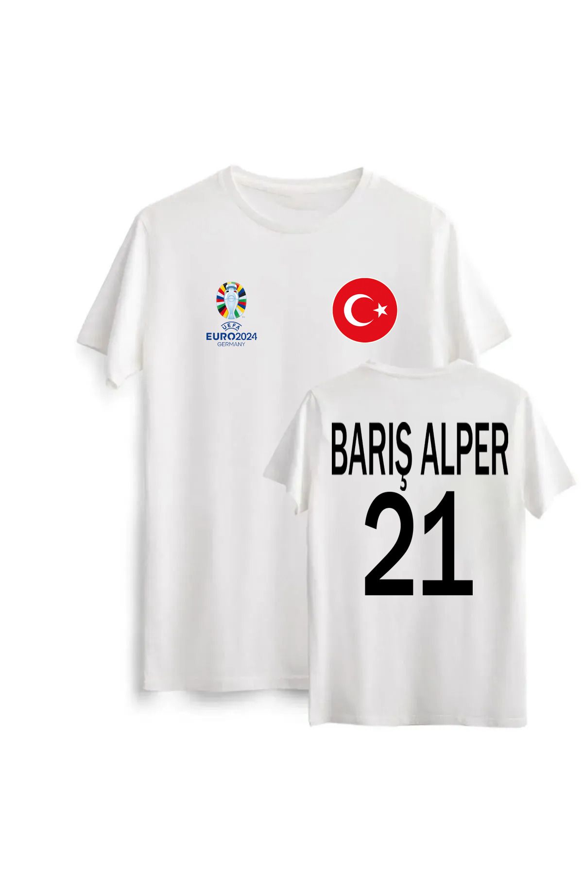 Pisa Art Türkiye Futbol Milli Takım Barış Alper Yılmaz Euro 2024 Tasarımlı T-Shirt
