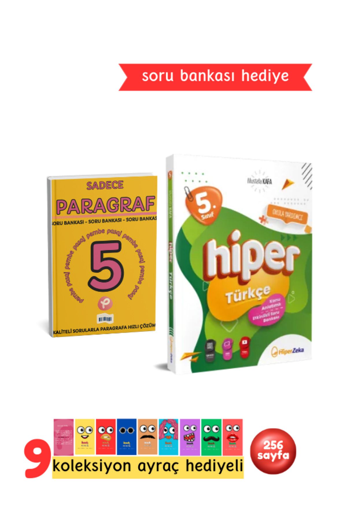 Pembe Yayınevi Hiper Zeka Yayınları 5. Sınıf Hiper Türkçe Konu Anlatımlı - Etkinlikli Soru Bankası