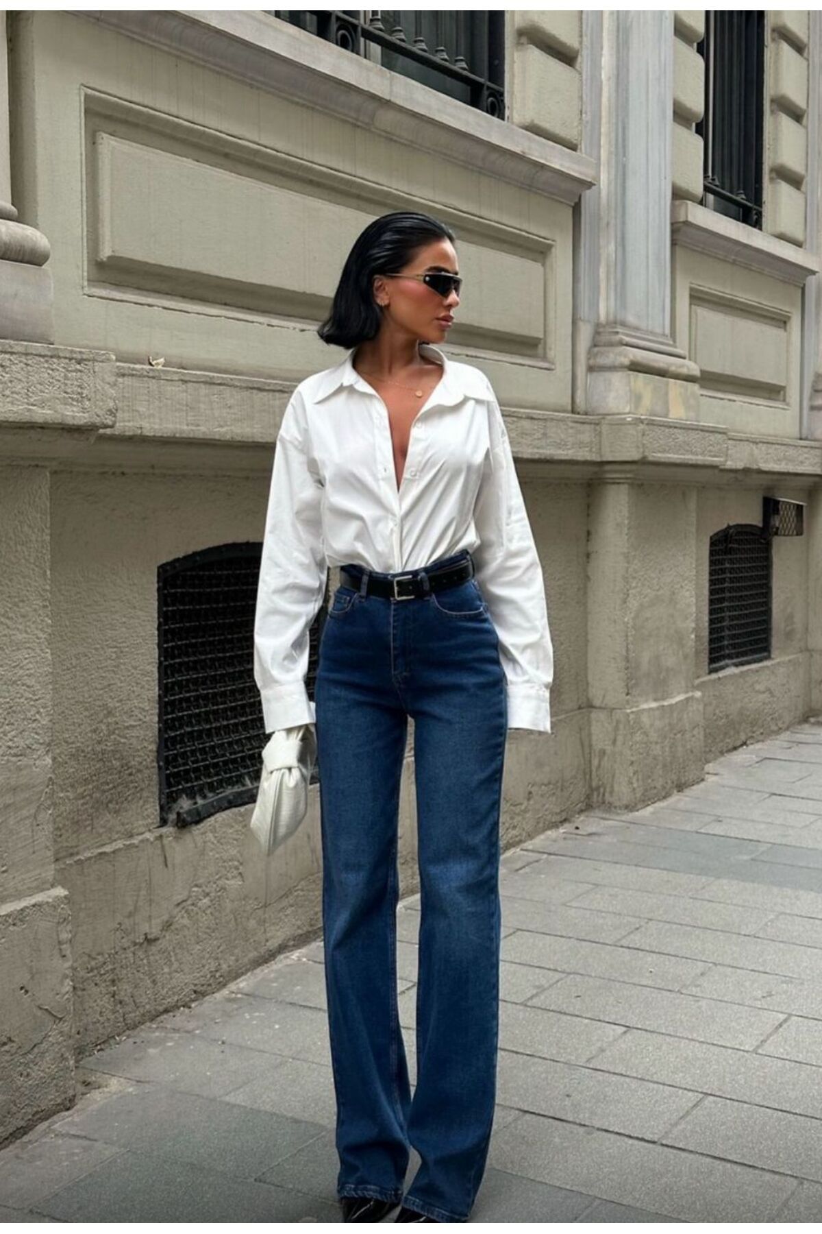 EB Denim Koyu renk jeans