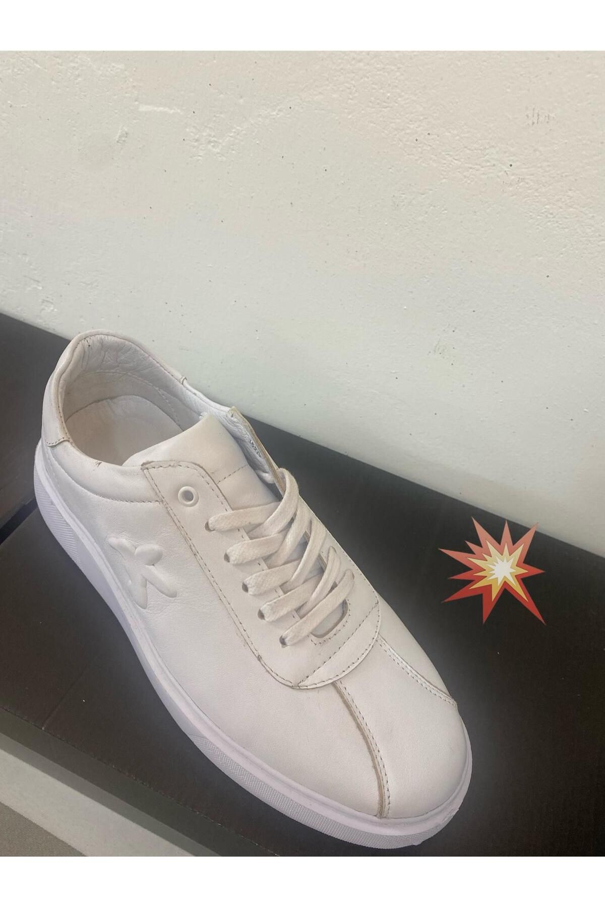 LINASHOES07 Hakiki İçi Dışı Deri Siyah Erkek Spor Ayakkabı –Hafif, Rahat, Kaymaz Taban, Şık, Günlük Sneaker