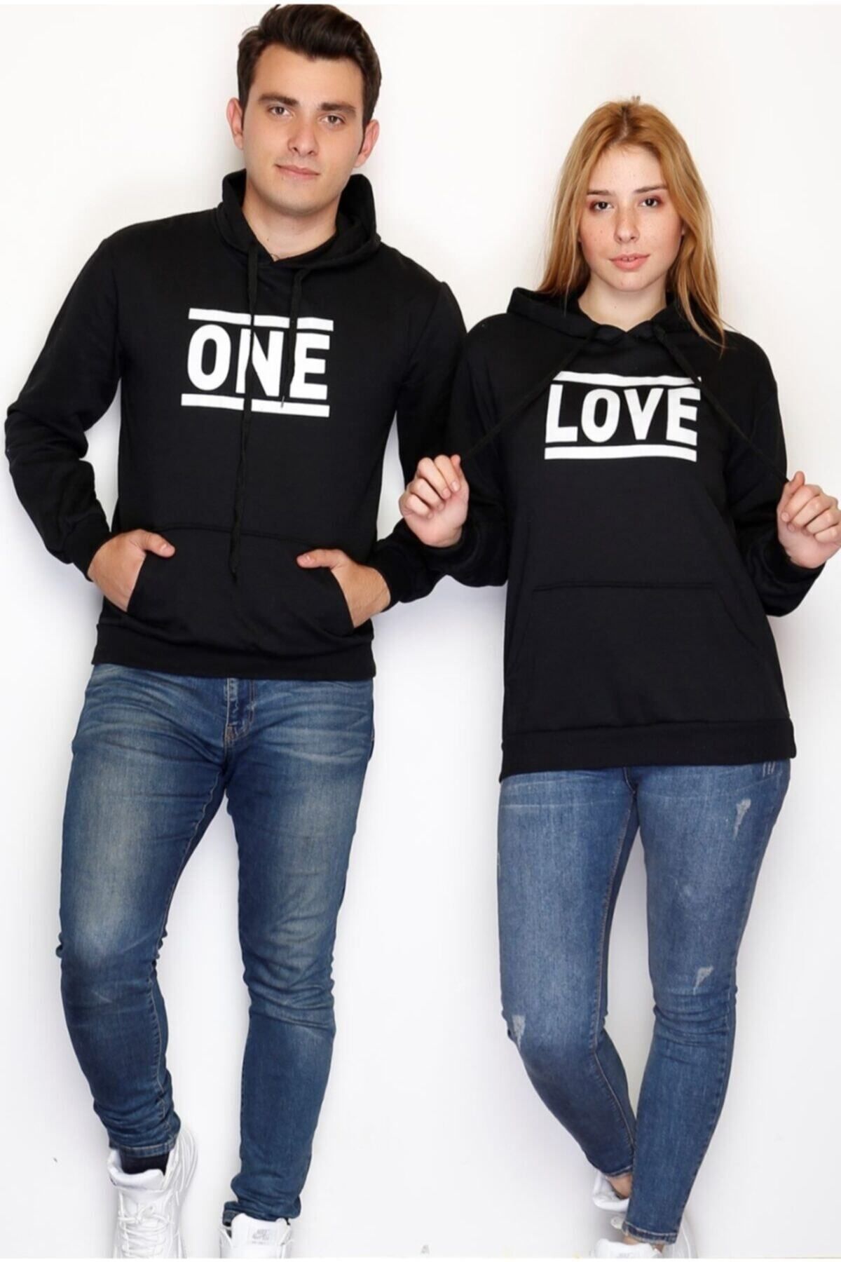 Pisa Art Sevgili Kombini One Love Sevgiliye Sweatshirt