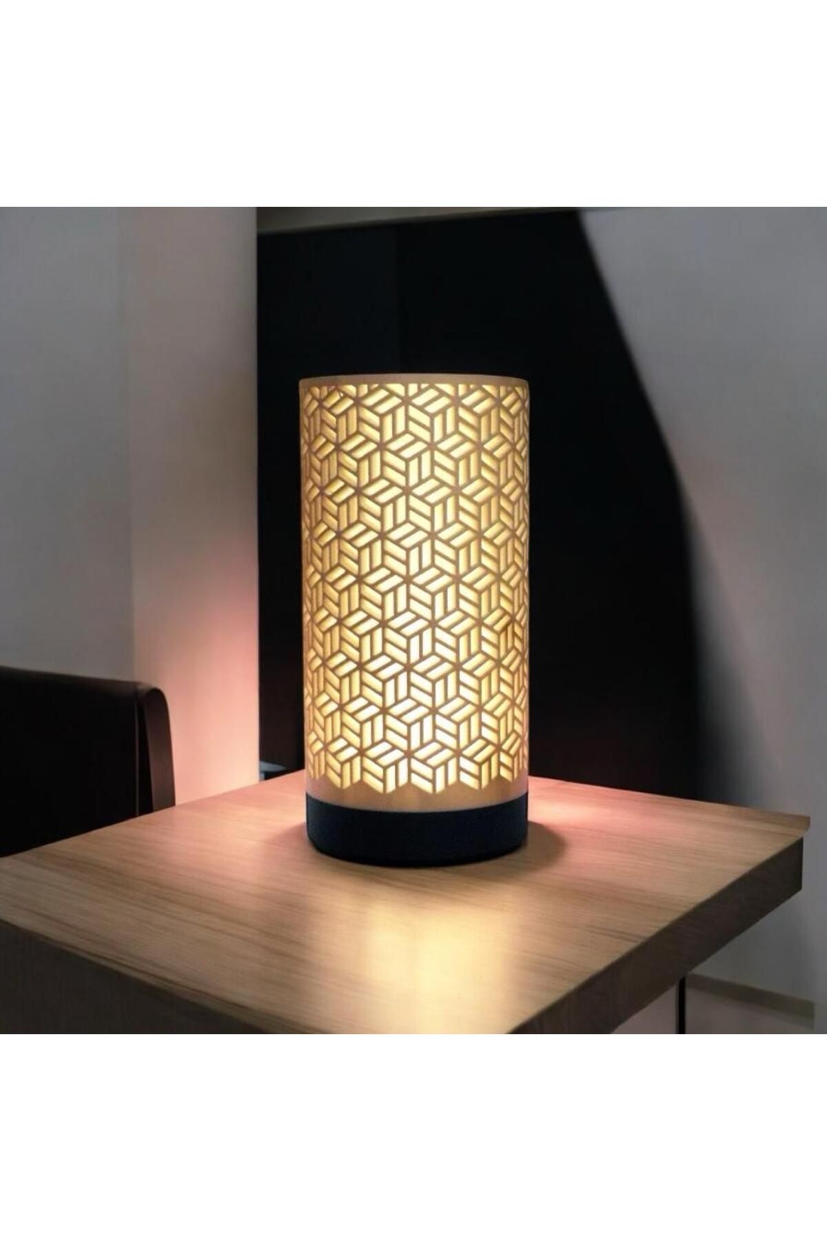 Blokizatech HexaGlow Abajur-Masa Lambası