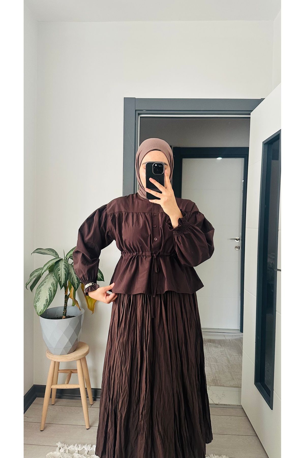 Bwest Mini Büzgülü Gömlek