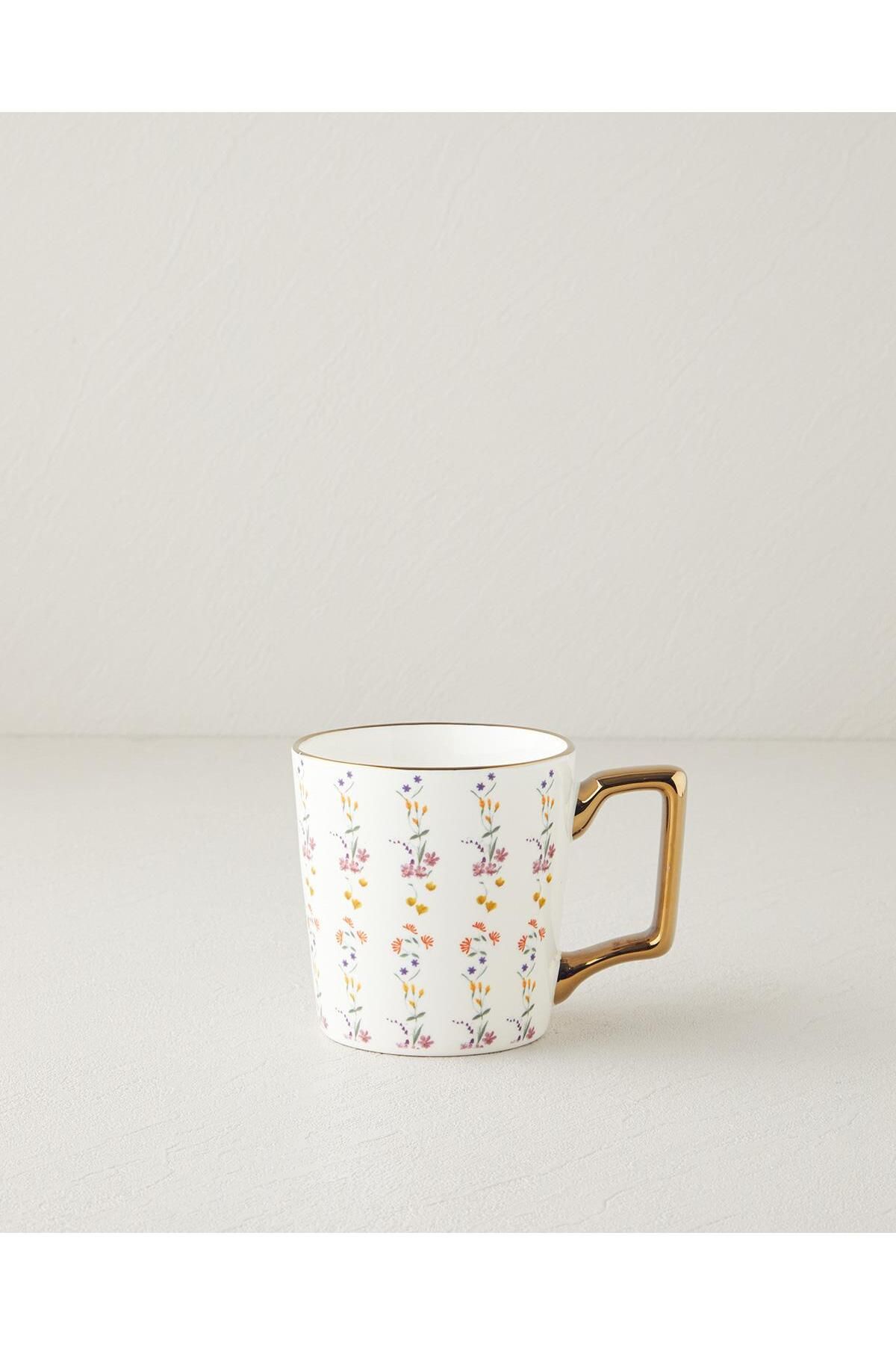 English Home Petal New Bone China Kupa 380 ml Gold