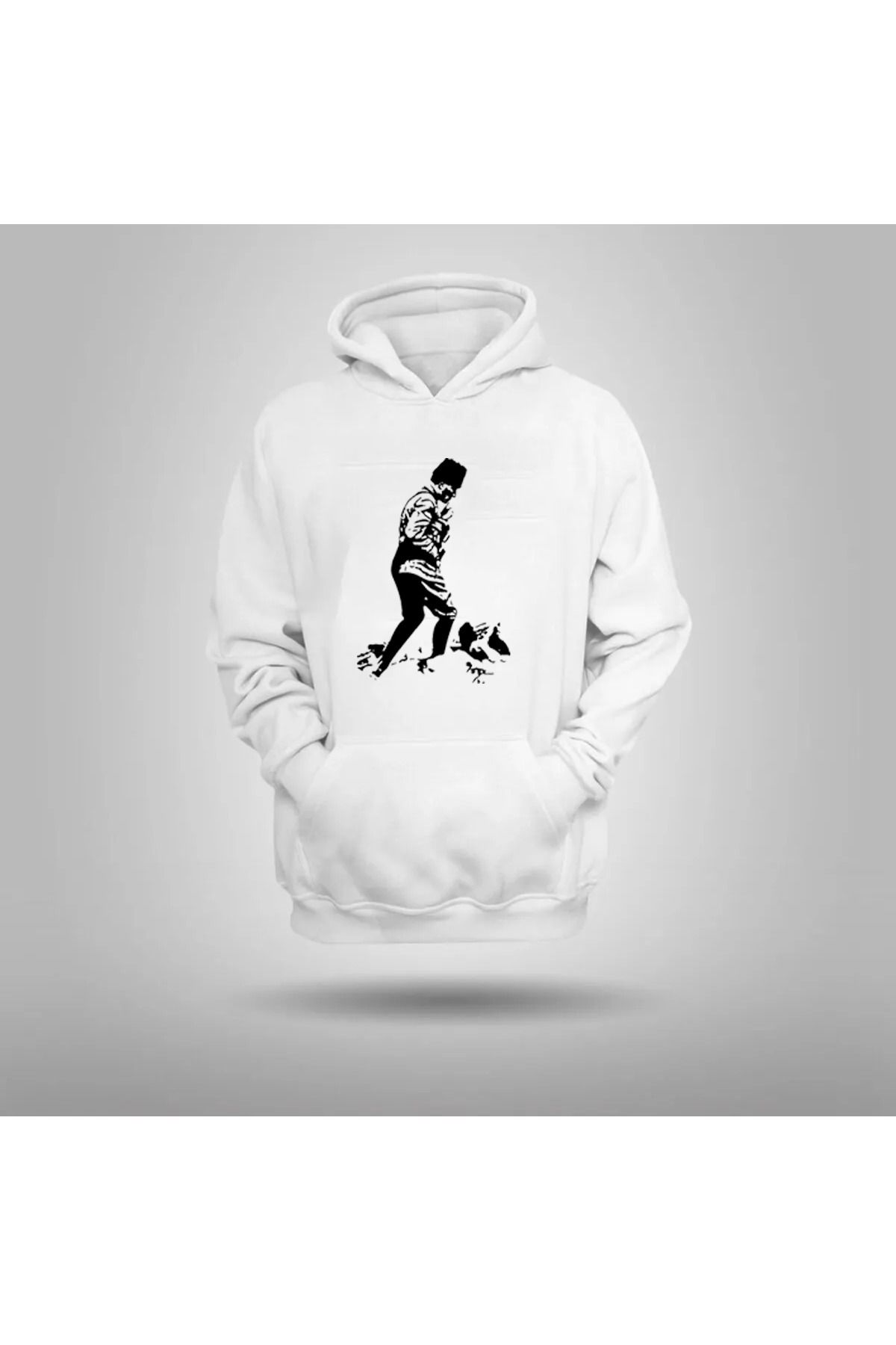 Pisa Art Mustafa Kemal Atatürk Özel TasarımKapşonlu Sweatshirt