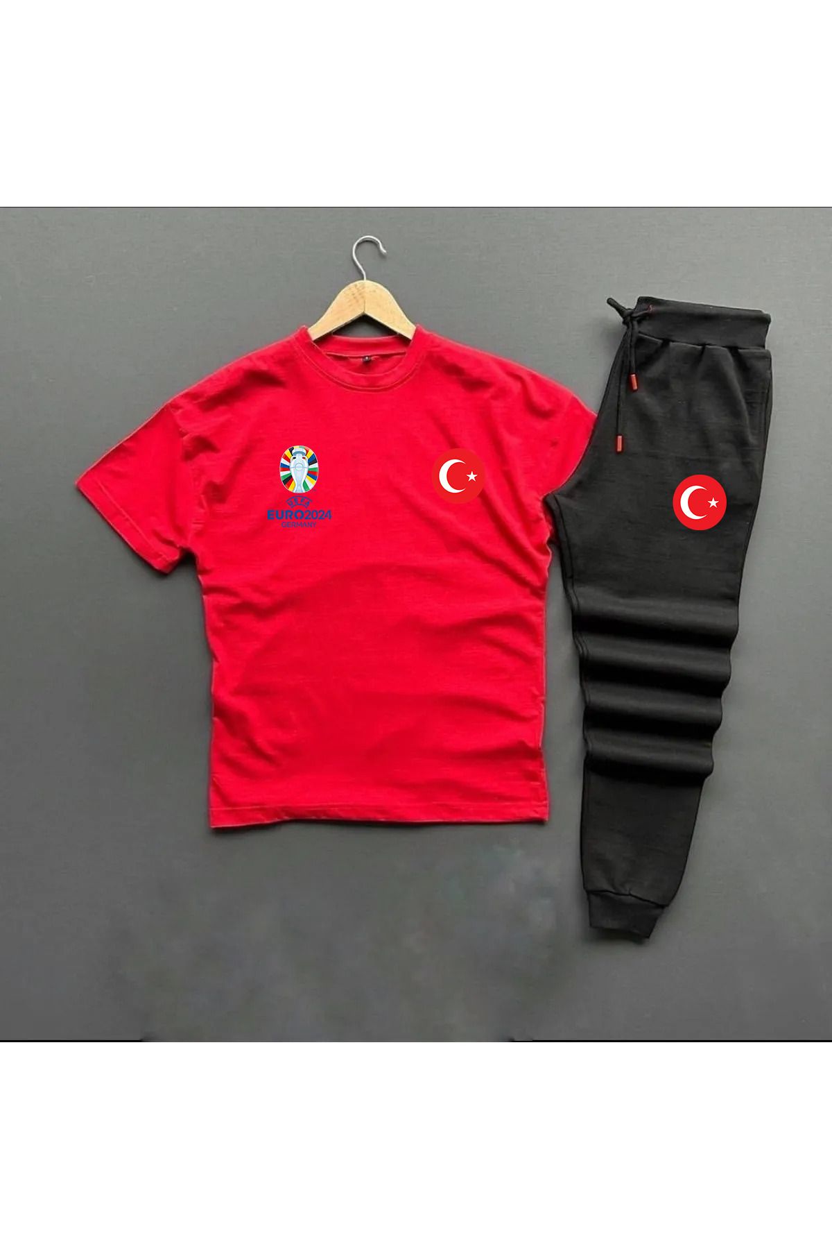 Pisa Art MİLLİ TAKIM ERO 2024 ÖZEL TASARIM EŞOFMAN ALTI-TSHİRT KOMBİNİ