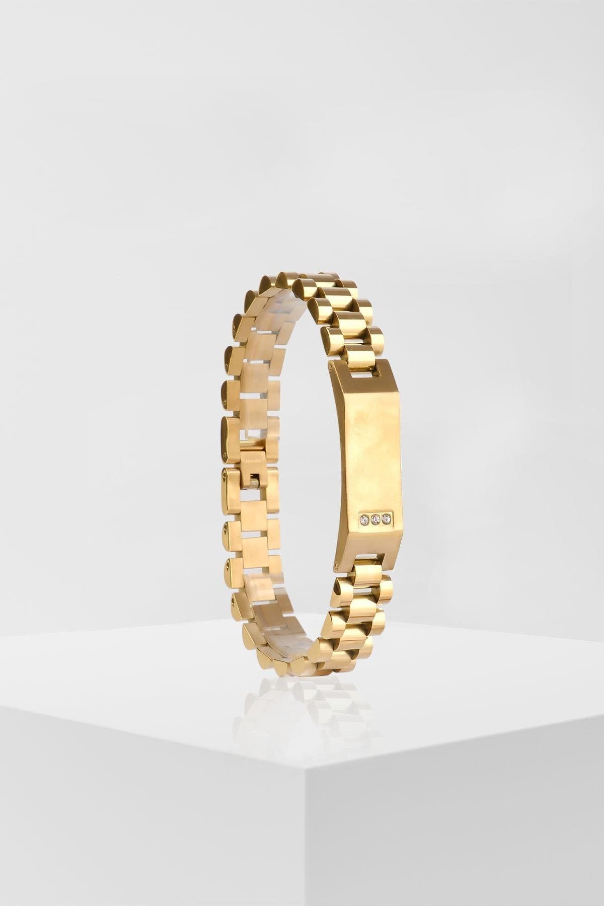 WATCHOFROYAL Choker Gold Çelik Bileklik