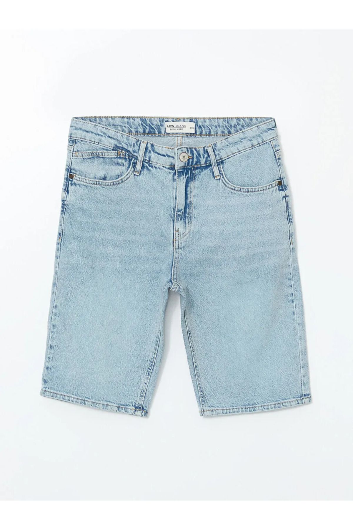 LC Waikiki LCW Jeans Indigo Standart Kalıp Erkek Jean Şort