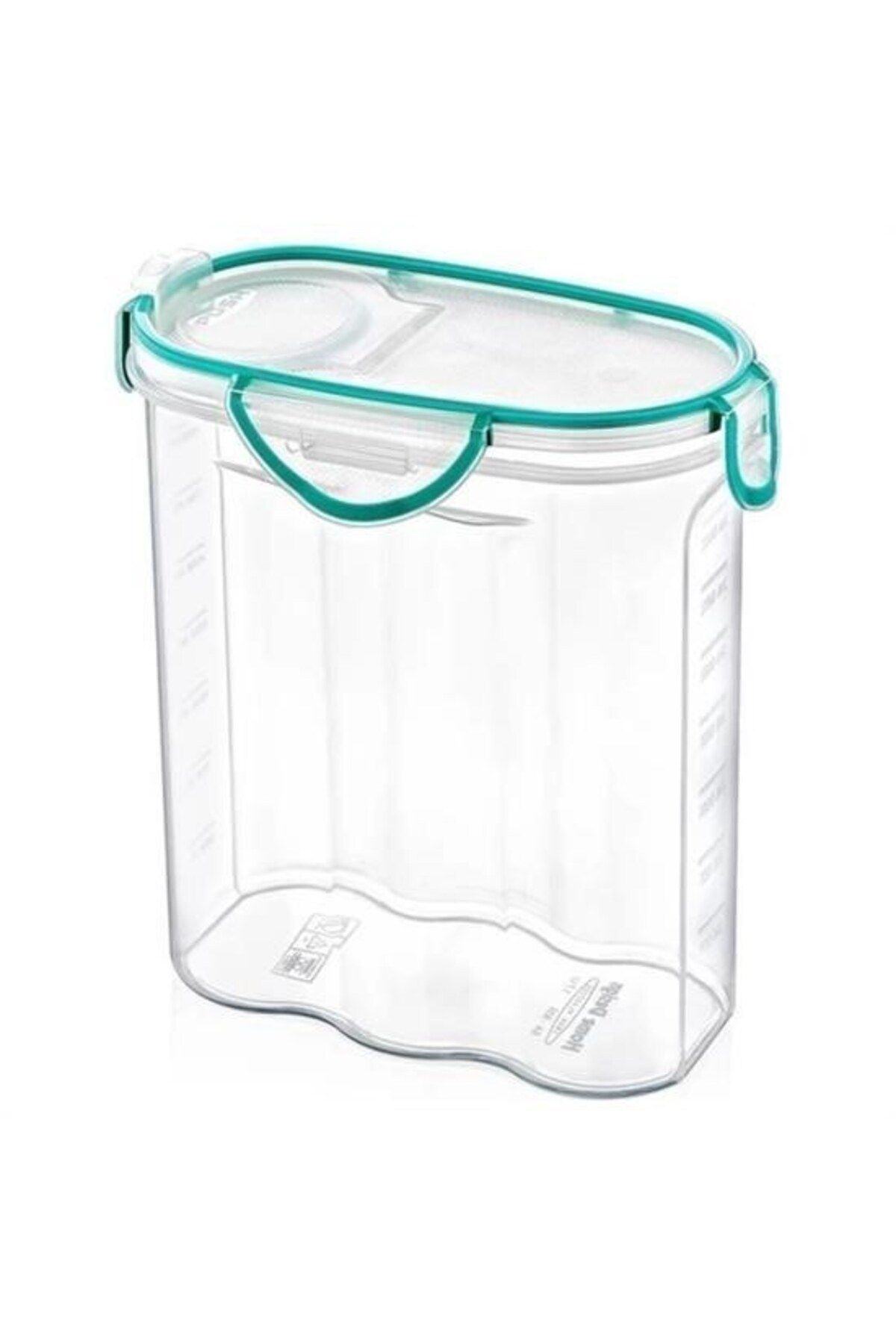 KfksStore Kilitli Kapaklı Contalı Hava,Su Sıvı Geçirmez 2,4 Litre Erzak Saklama Kabı-SA590