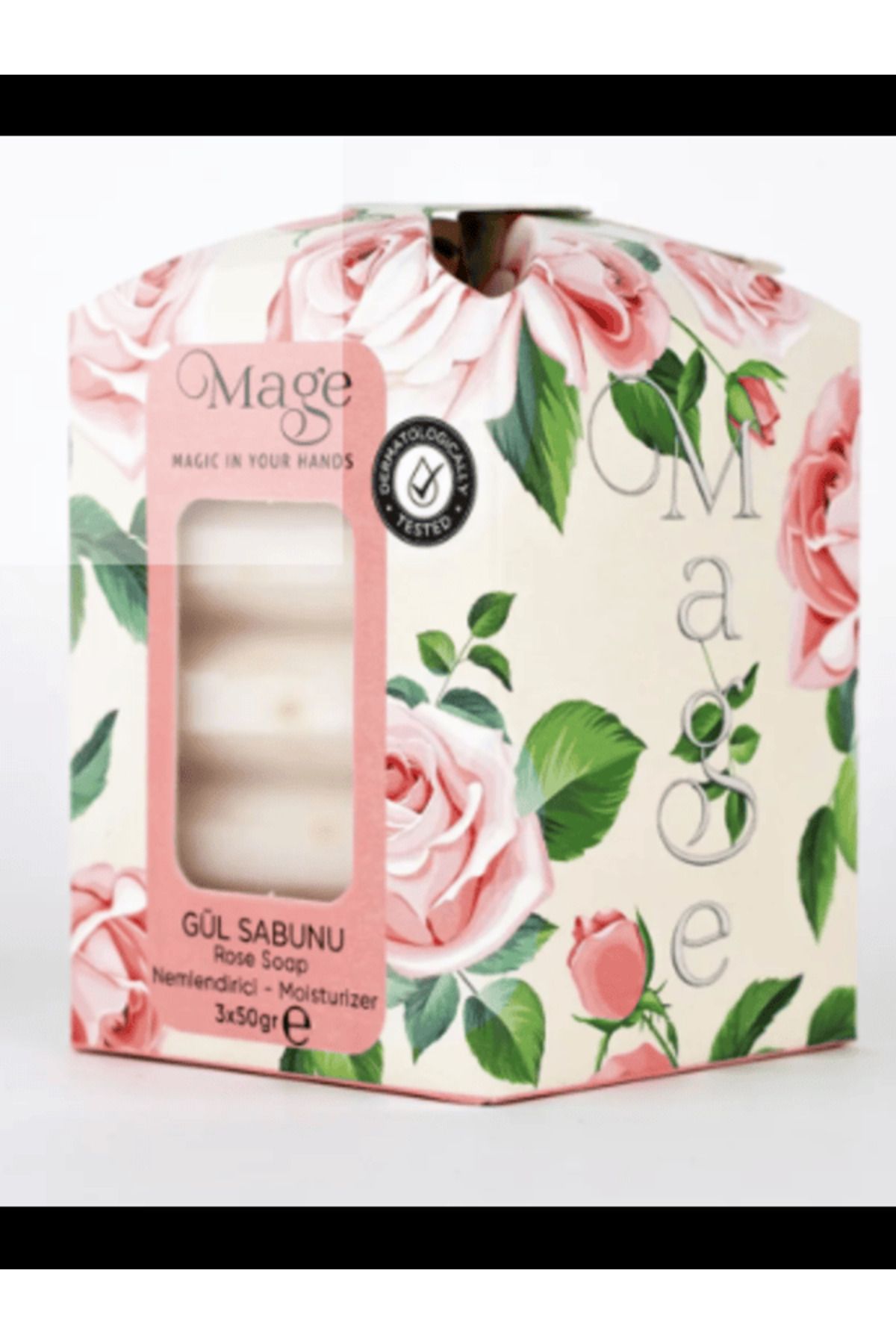 Mage Doğal Gül Sabunu 3’lü Set