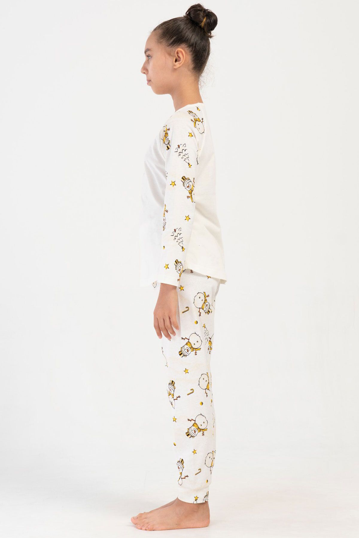 VİENETTA-Cotton Girl's Long Sleeve Pajama Set(3-4/7-8), 405338 3