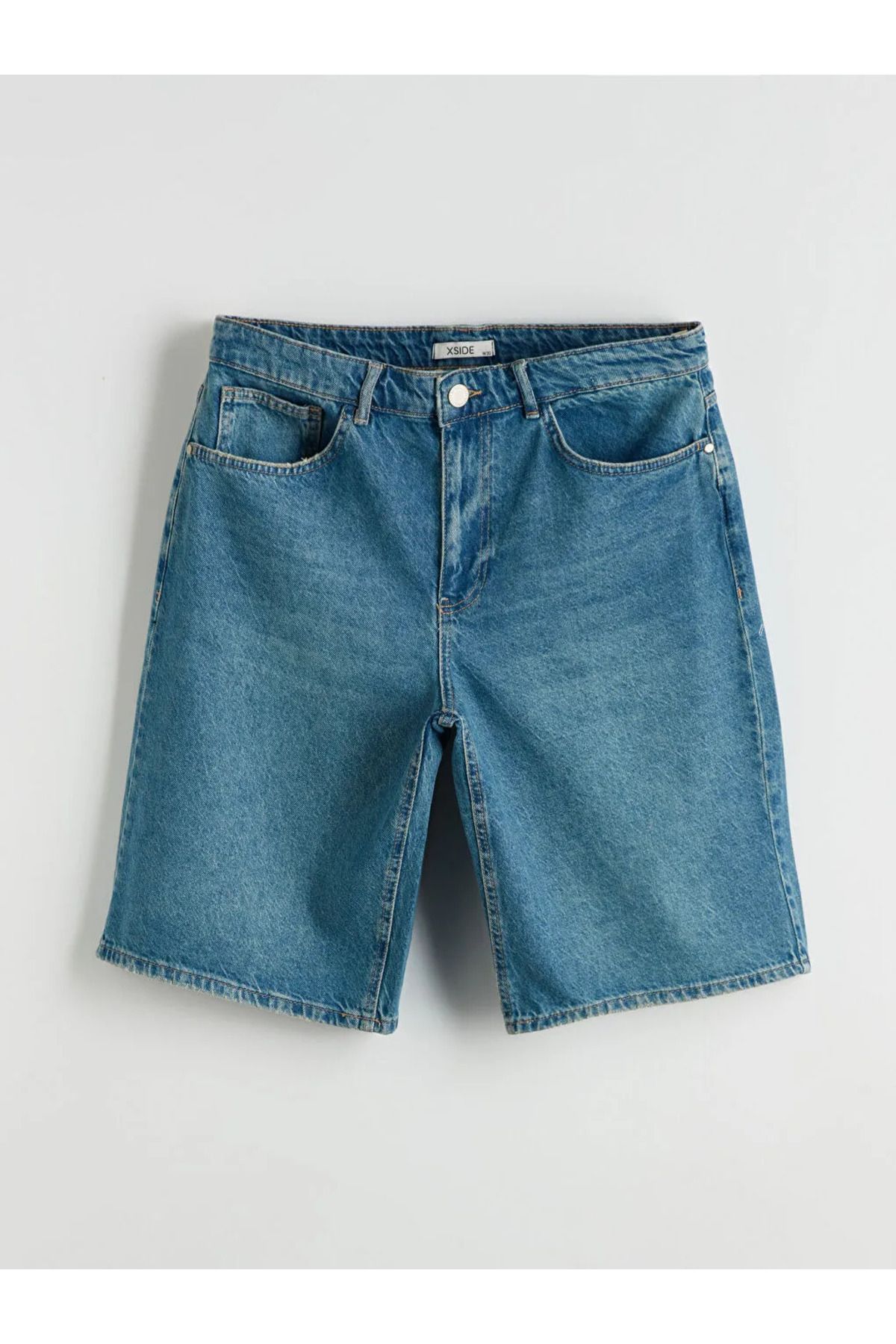 LC Waikiki XSIDE Indigo Rahat Kalıp Erkek Jean Şort