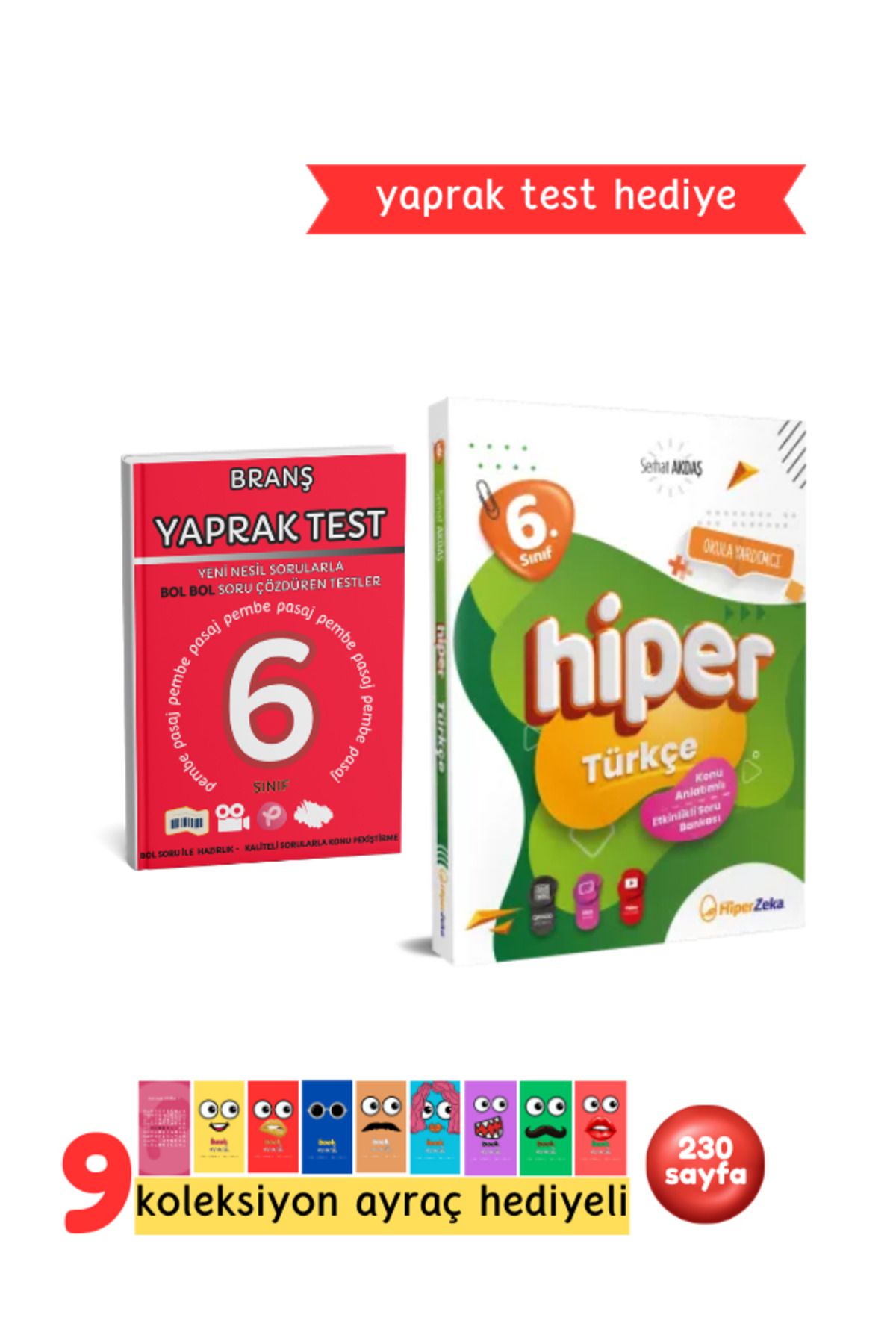 Pembe Yayınevi Hiper Zeka Yayınları 6. Sınıf Hiper Türkçe Konu Anlatımlı - Etkinlikli Soru Bankası