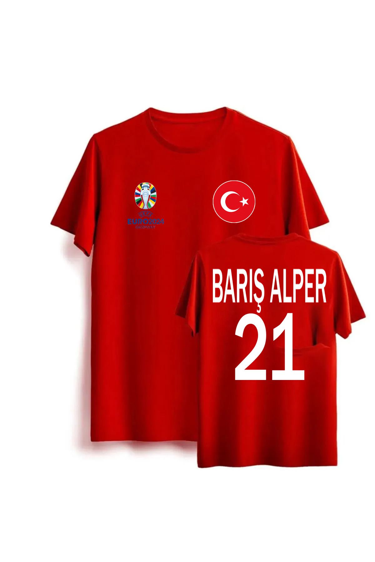 Pisa Art Türkiye Futbol Milli Takım Barış Alper Yılmaz Euro 2024 Tasarımlı T-Shirt