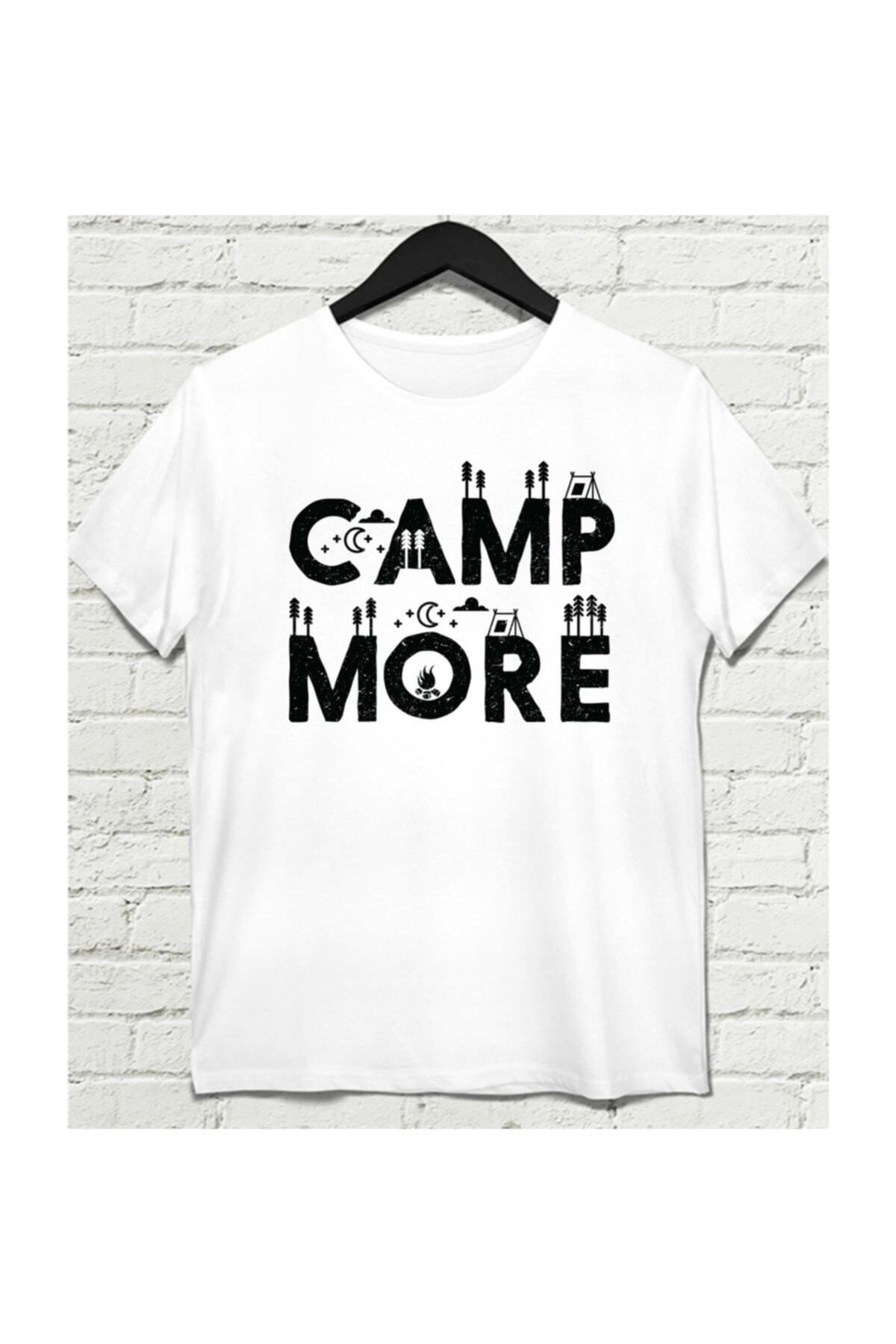Pisa Art Camp More Beyaz Erkek Tişört