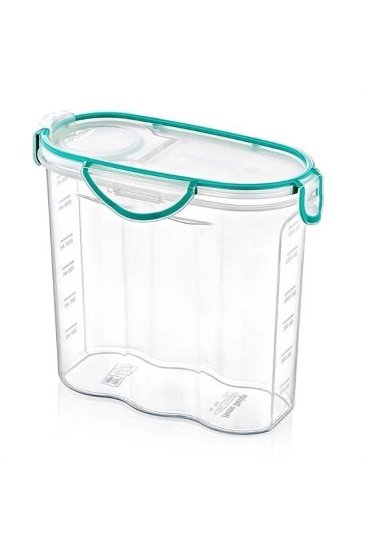 KfksStore Kilitli Kapaklı Contalı Hava,Su Sıvı Geçirmez 1,7 Litre Erzak Saklama Kabı-SA585