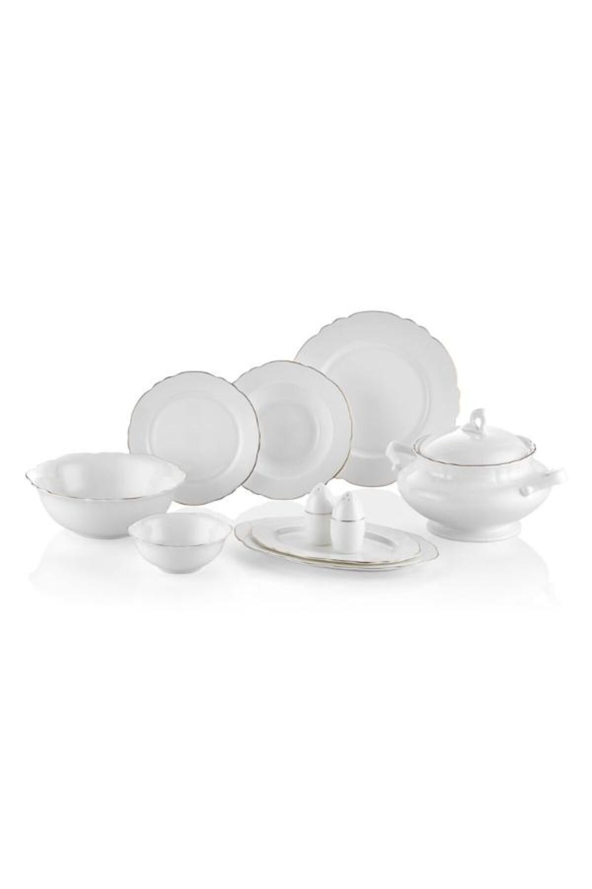 LAMEDORE 1qd-yt-003g Elegance 59 Parça Yemek Takımı Altın