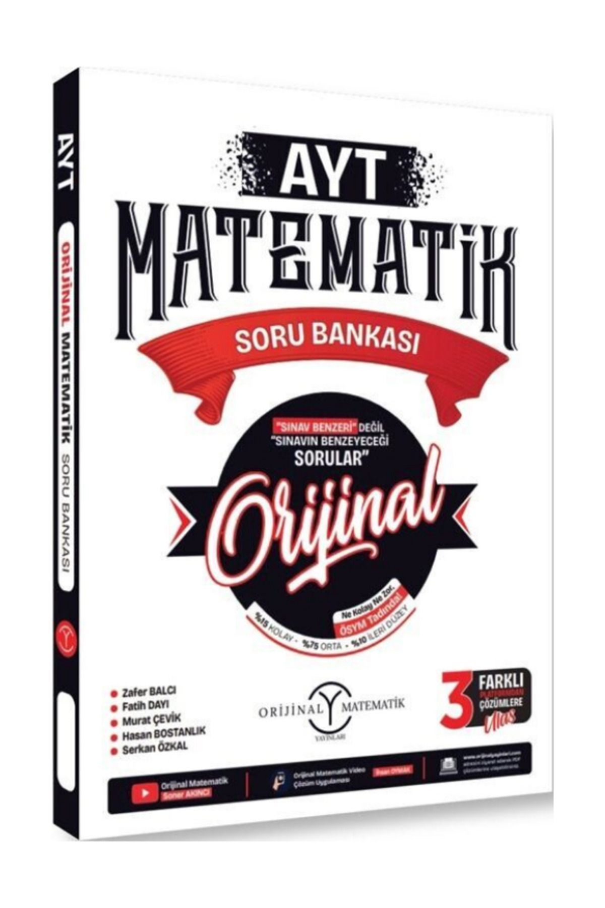 Orijinal Yayınları AYT Orijinal Matematik Soru Bankası Orijinal Yayınları