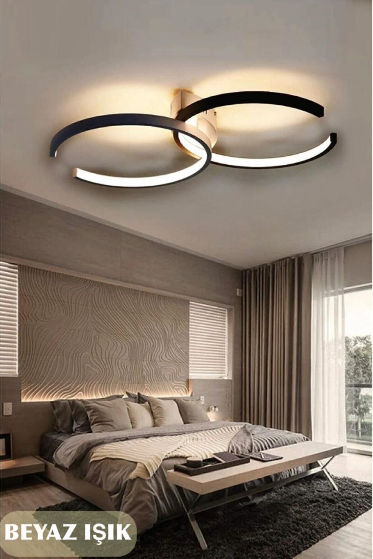 Home Hol,Antre,Yatak odası,Çocuk Odası İçin C Modern Ledli Avize
