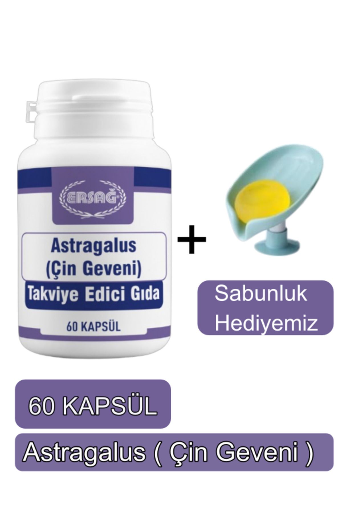 Ersağ Astragalus (ÇİN GEVENİ) Takviye Edici Gıda - Sabunluk Hediyemiz 2019-28